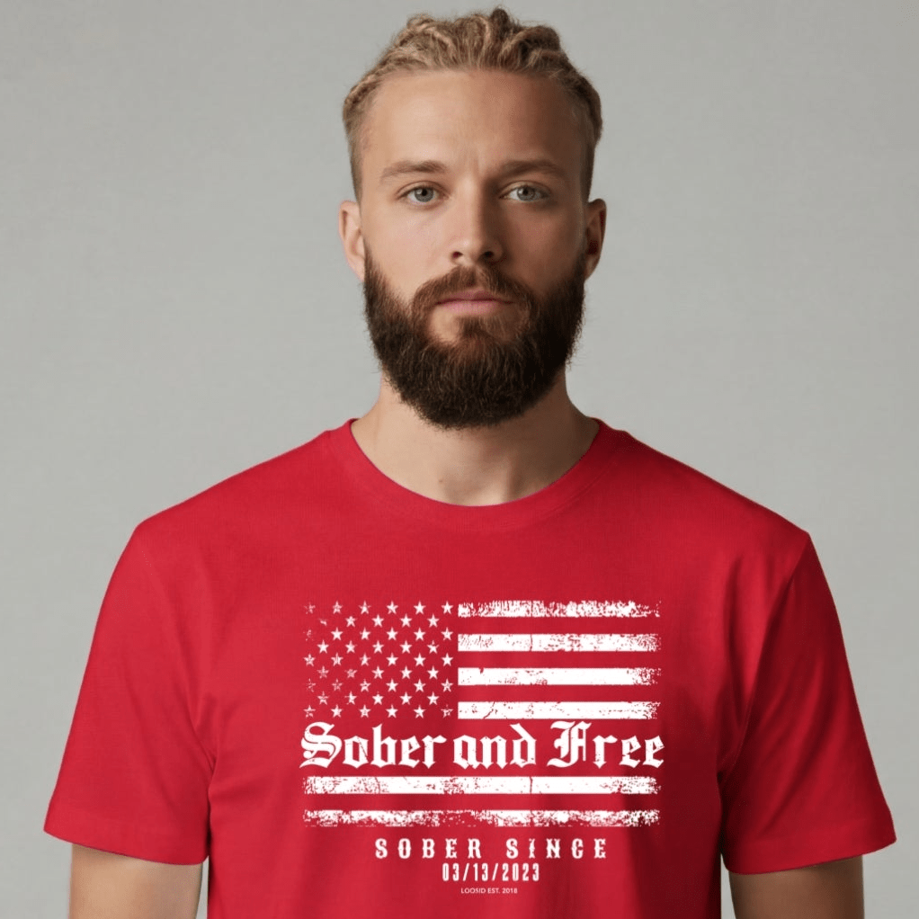 Sober T Shirt | Men's Sober and Free