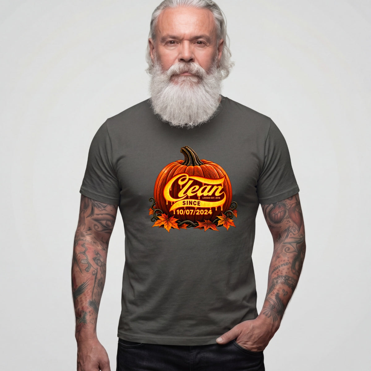 Clean T Shirt | Men's Clean Since Pumpkin