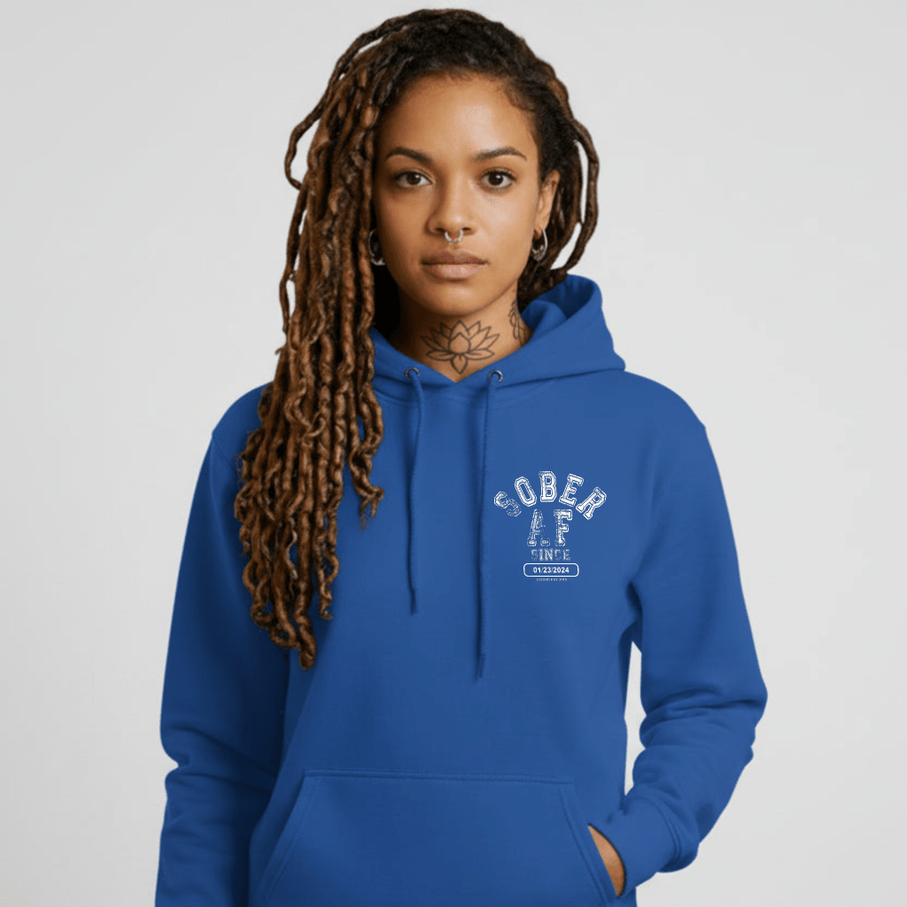 breathable sober clothing recovery hoodie