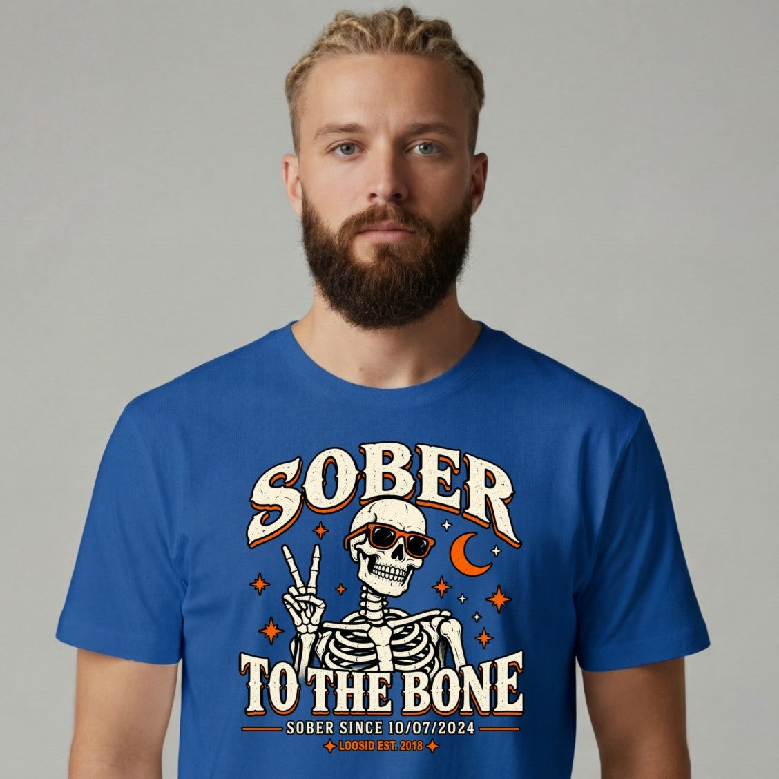 Sober T Shirt | Men's Sober To The Bone