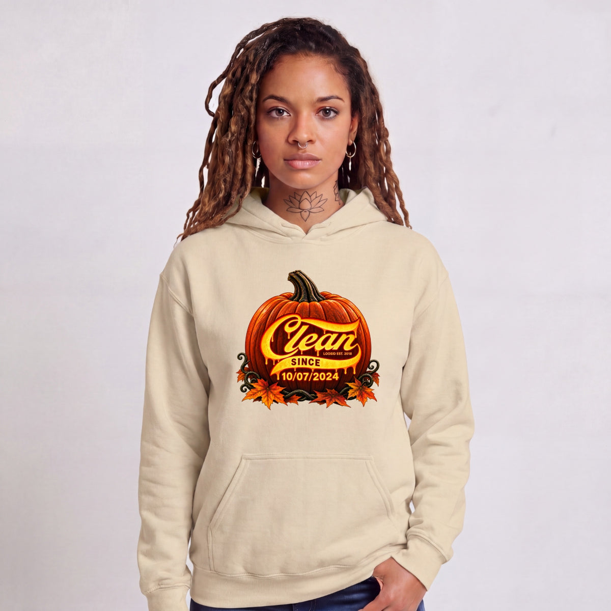 Recovery Hoodie | Women's Clean Since Pumpkin