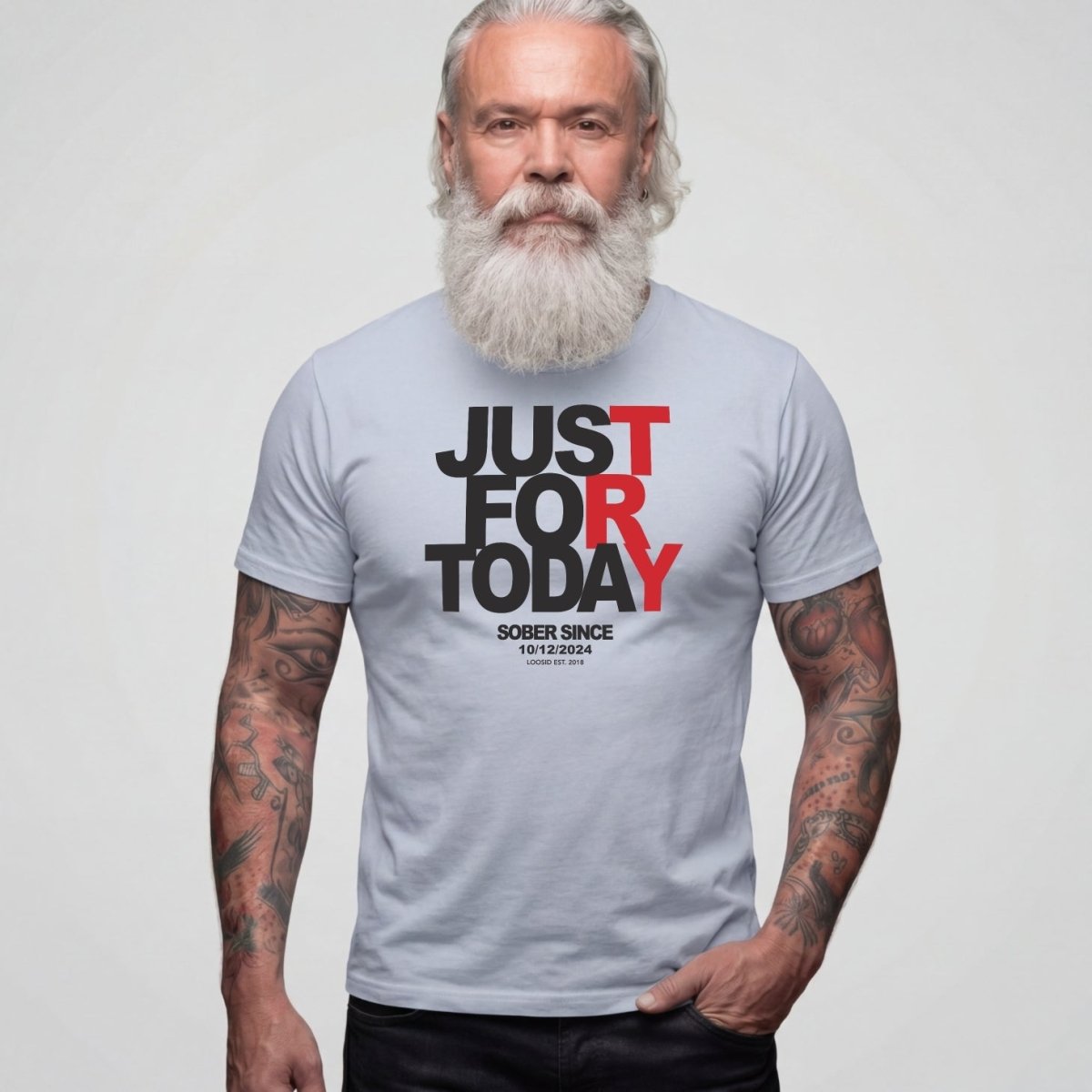 Sober T Shirt | Men's Just For Today Tee