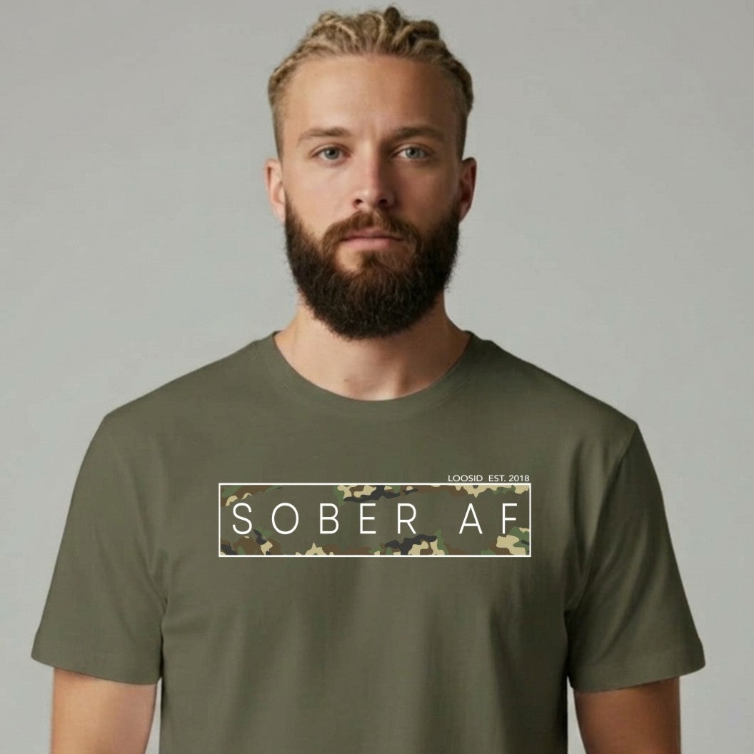 Sober T Shirt | Men's Sober AF Camo