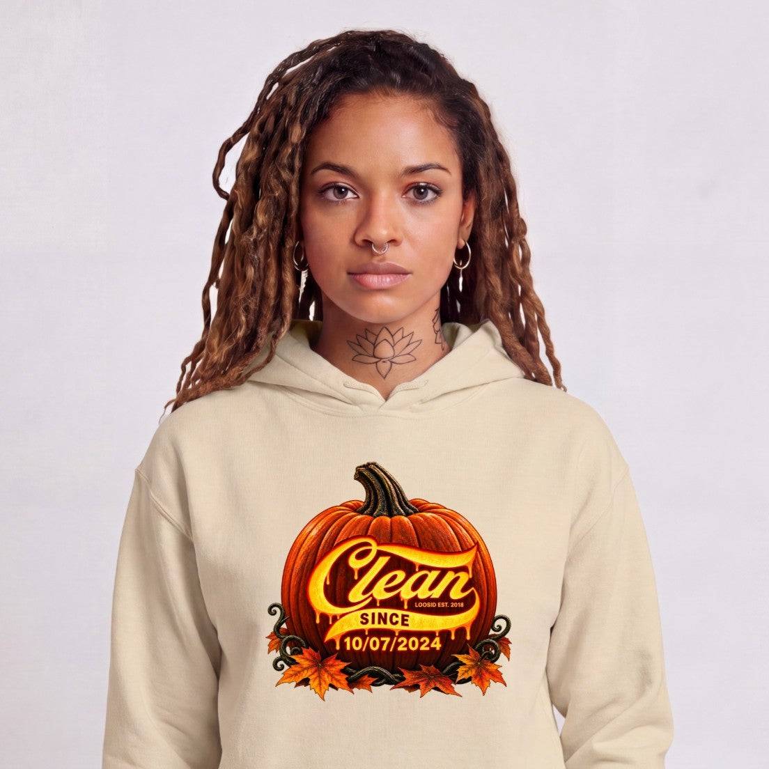 Recovery Hoodie | Women's Clean Since Pumpkin