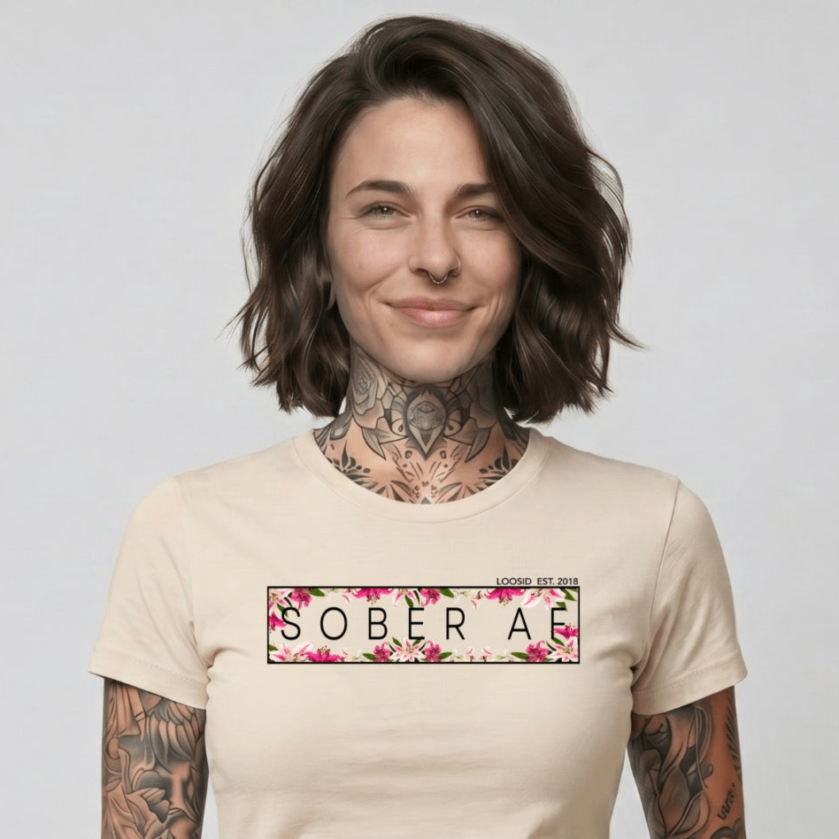 Sober T Shirt | Women's Sober AF Lily