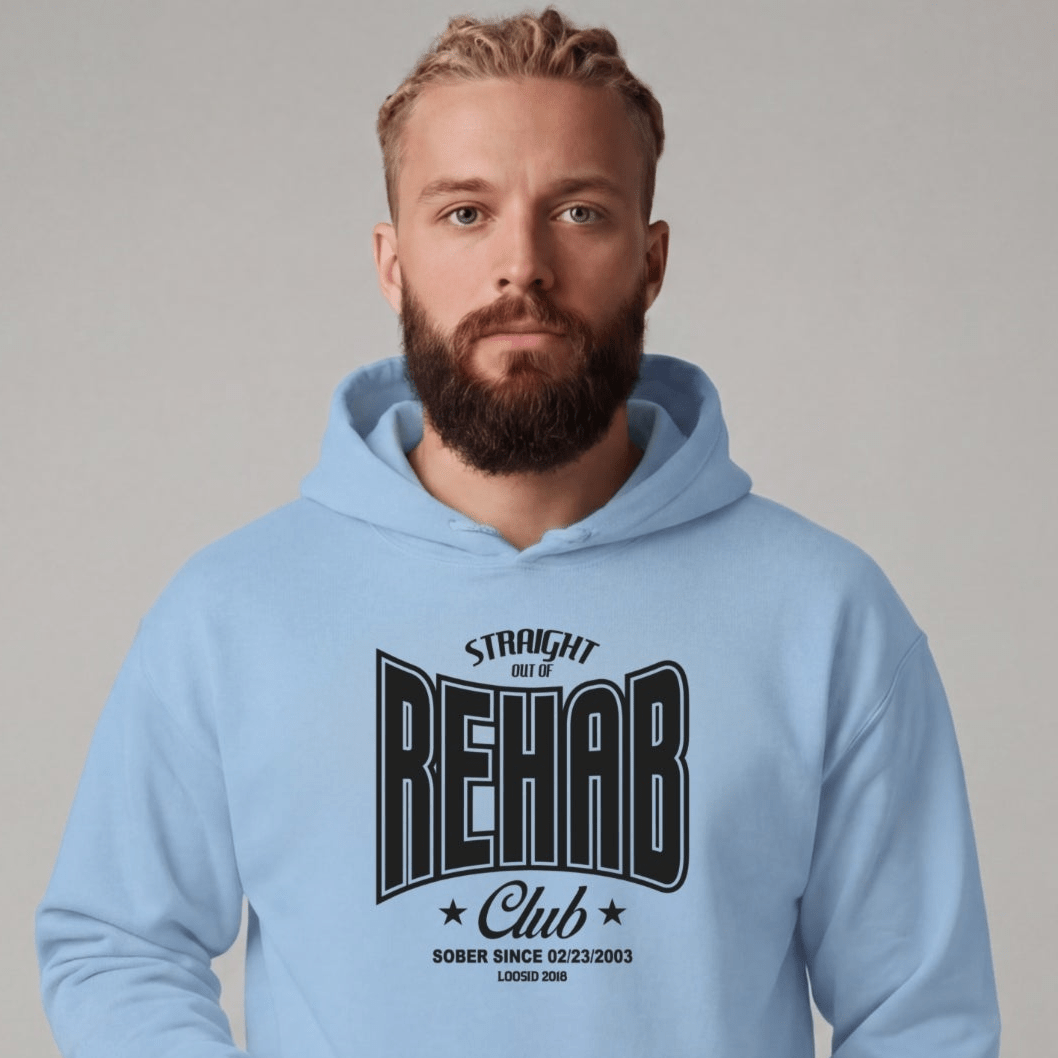 Recovery Hoodie | Men's Straight Out of Rehab Club