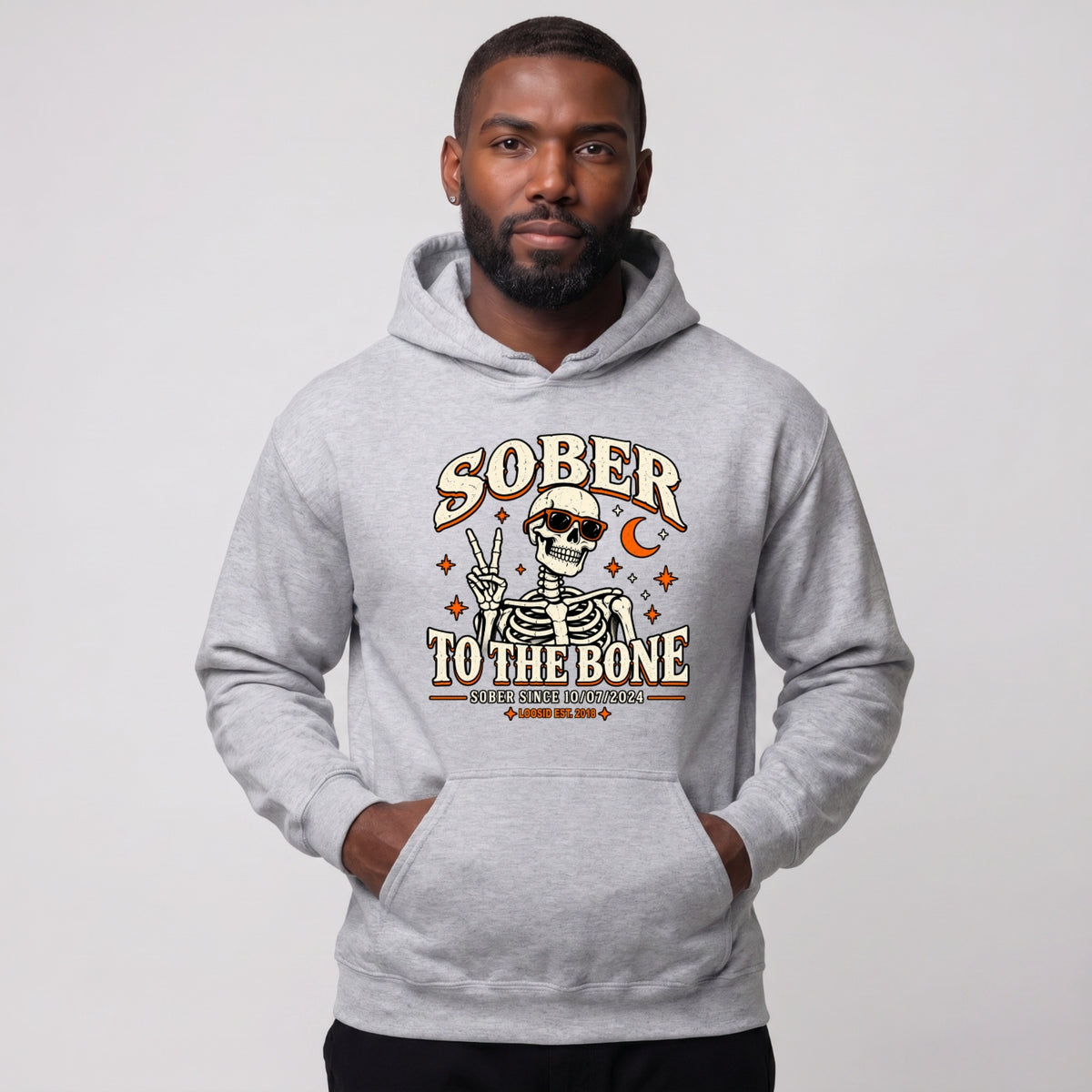 Recovery Hoodie | Men's Sober To The Bone