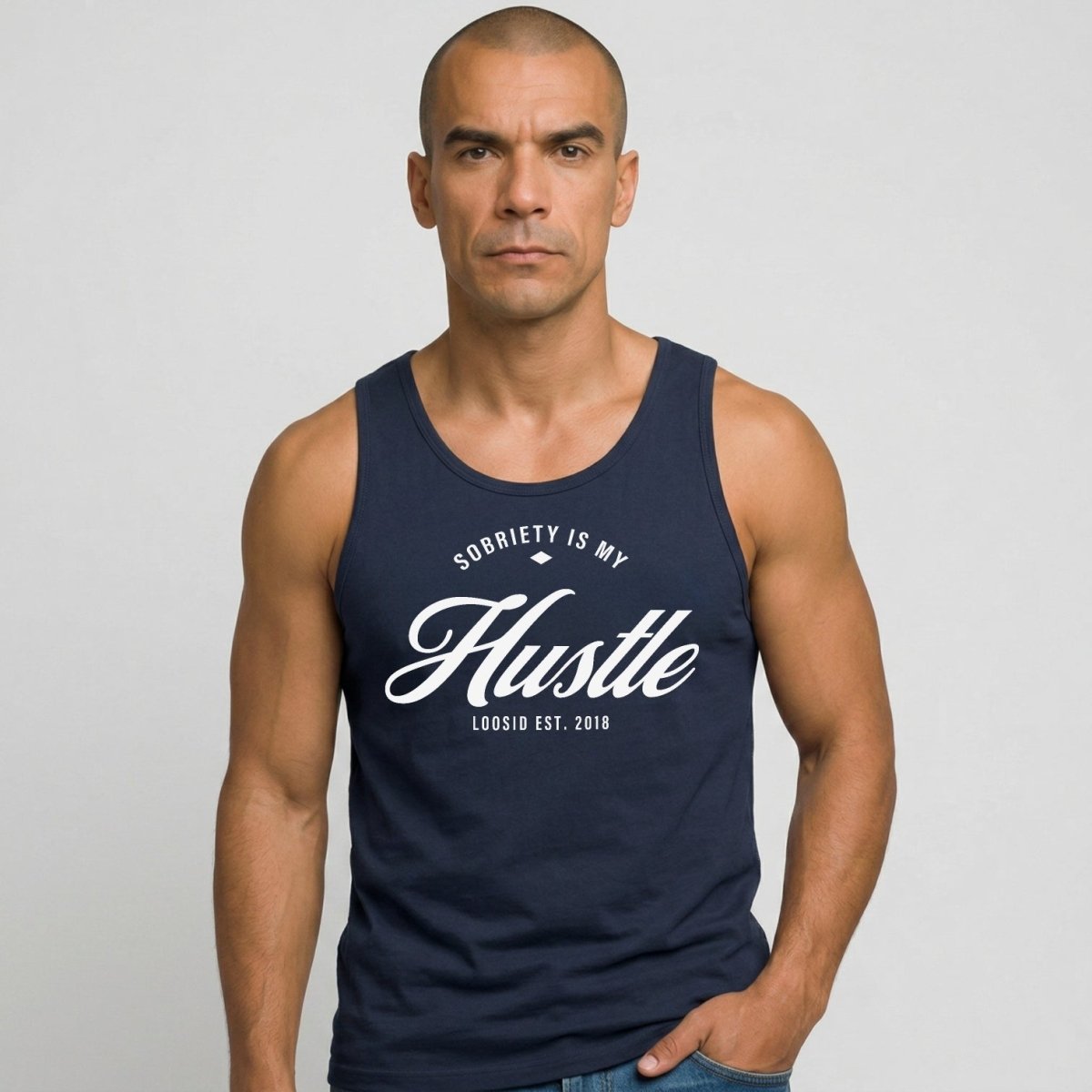 Sobriety is My Hustle Sober Tank Top product photo (view 10)
