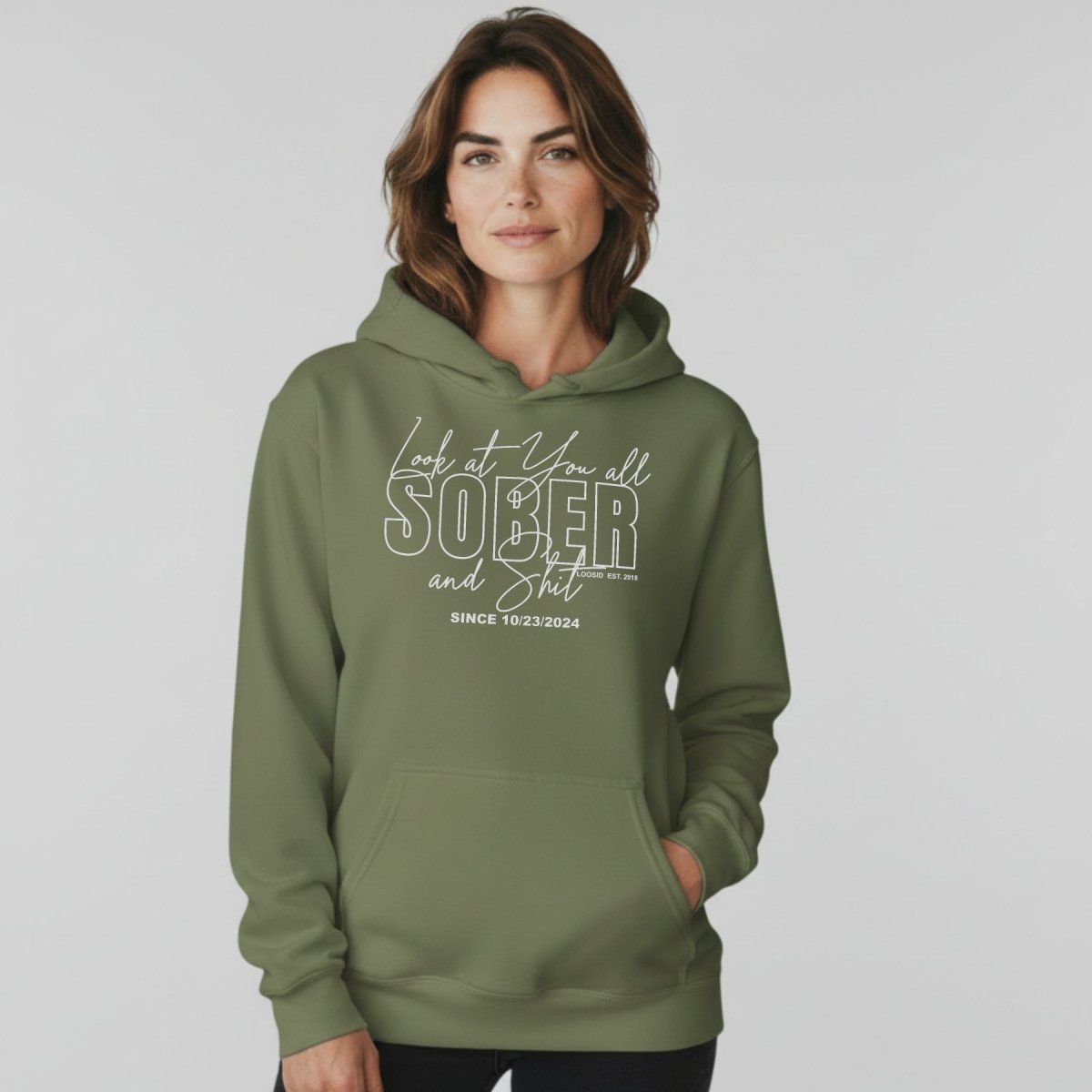 Look at You Sober Women's Personalized Hoodie