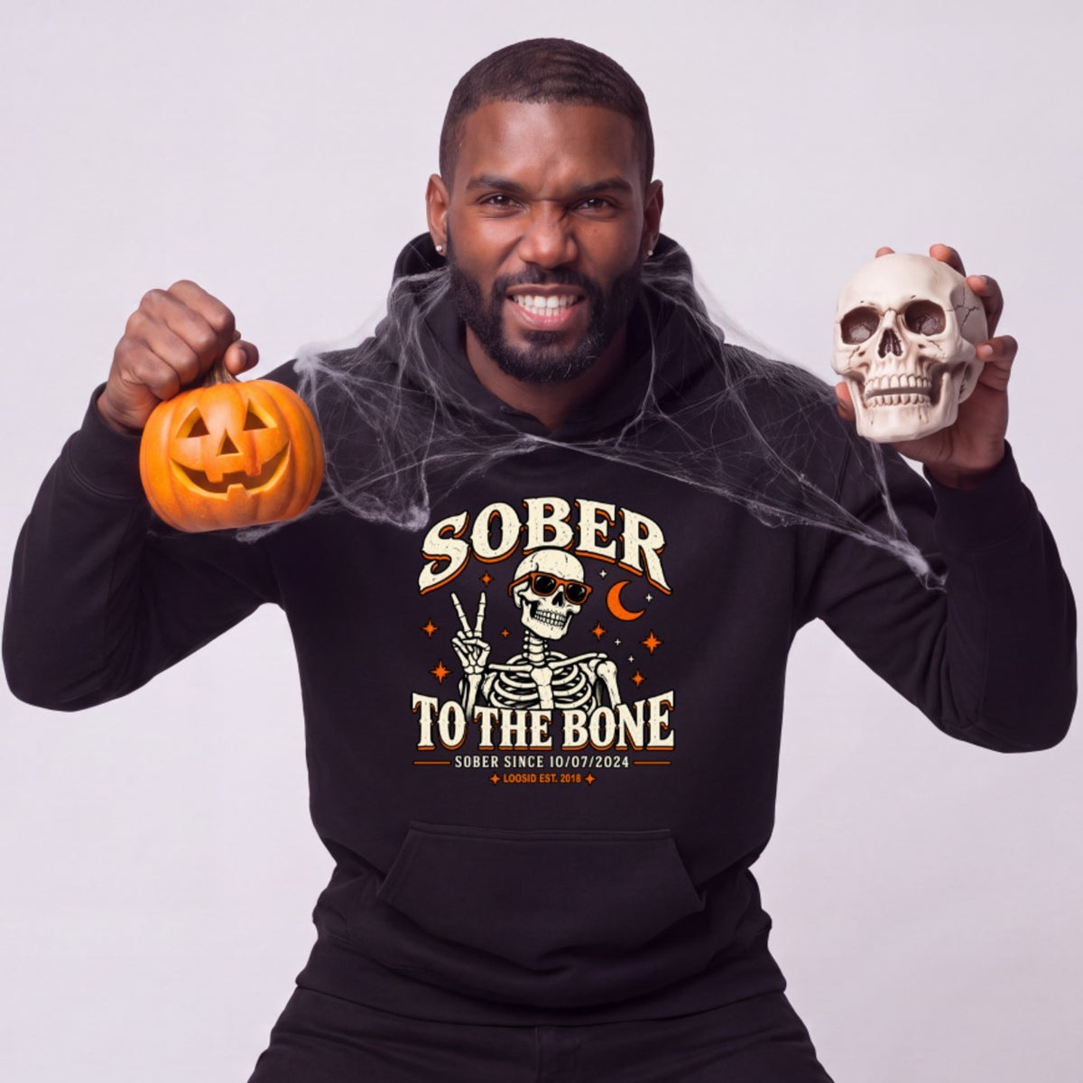 Recovery Hoodie | Men's Sober To The Bone