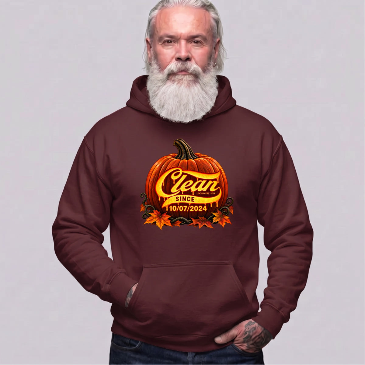 Recovery Hoodie | Clean Since Pumpkin