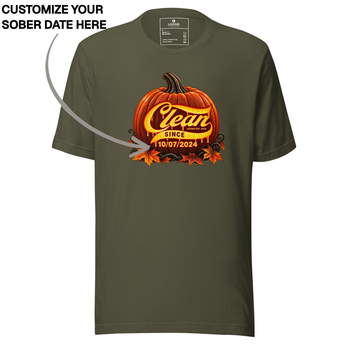 Clean T Shirt | Men's Clean Since Pumpkin