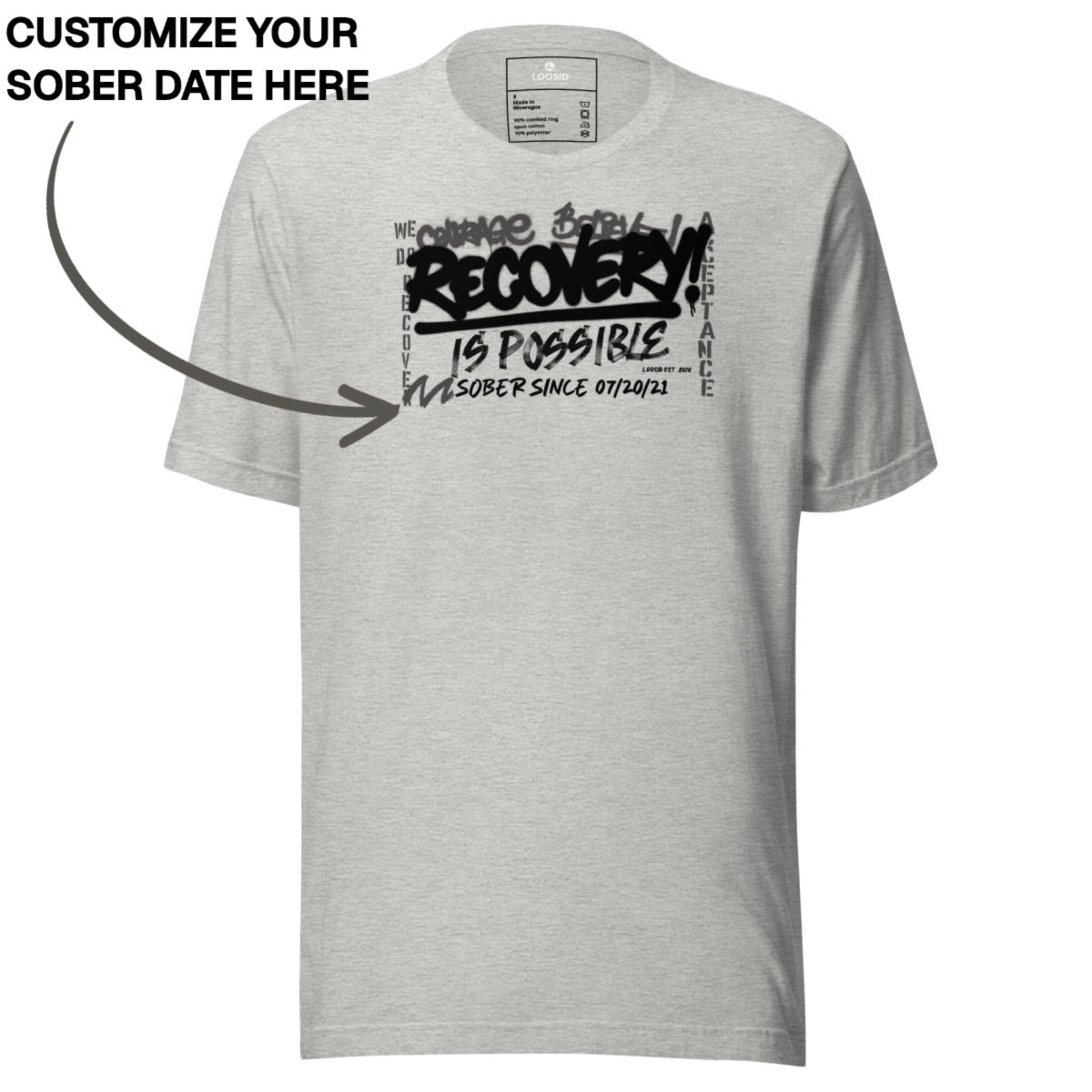 Sober T Shirt | Women's Recovery Is Possible