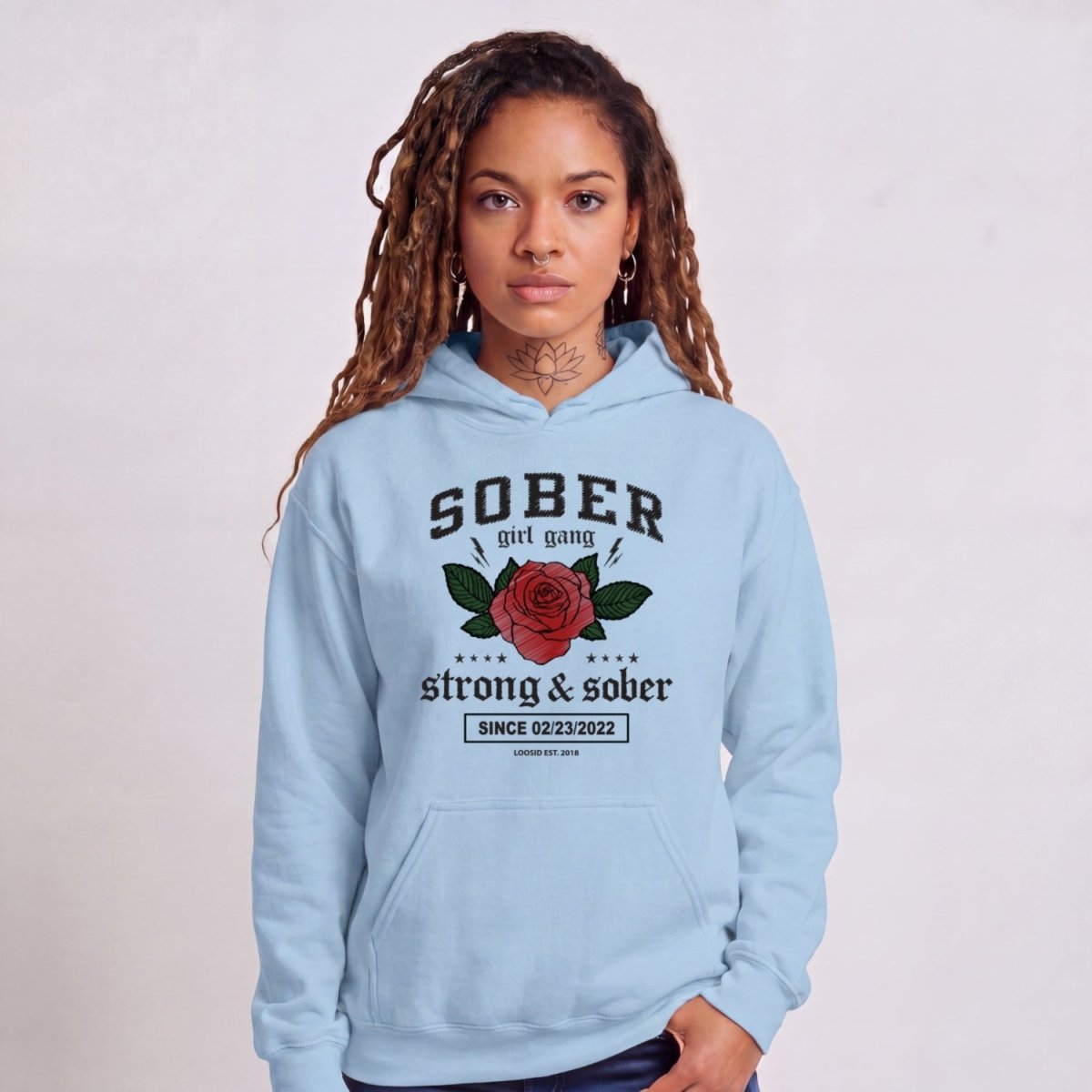 Recovery Hoodie | Women's Sober Girl Gang Strong & Sober