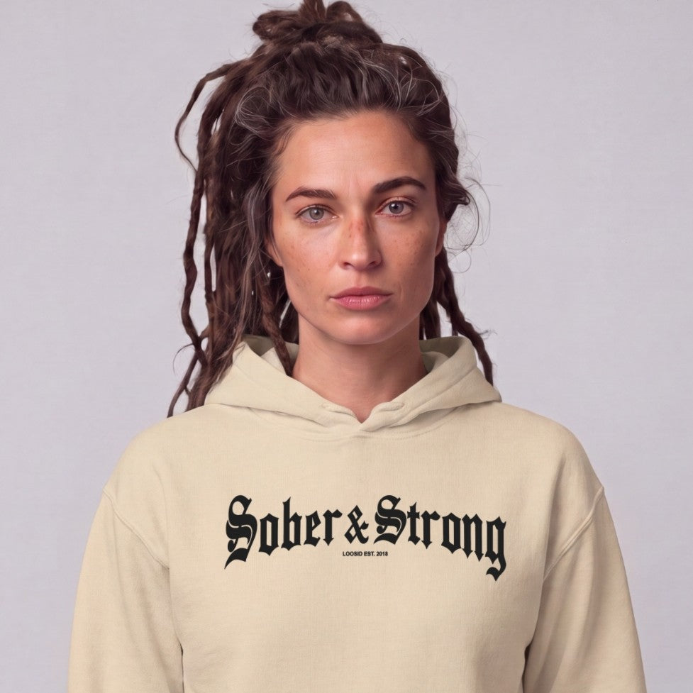 Recovery Hoodie | Women's Old School Sober & Strong