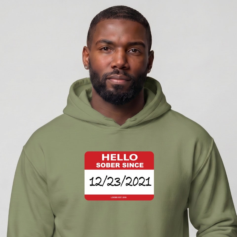 Recover Hoodie | Men's Hello Sober Since