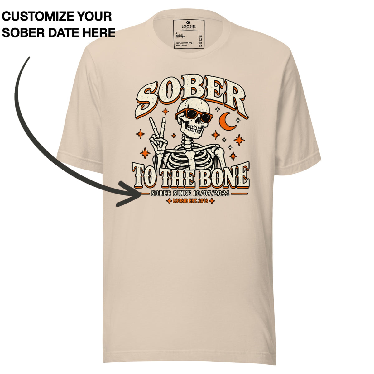 Sober T Shirt | Women's Sober to The Bone
