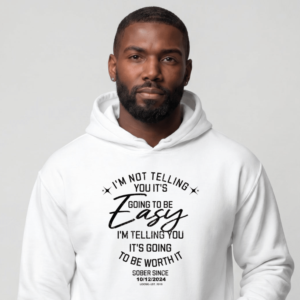 Recovery Hoodie | Men's I'm Not Telling You It's Easy Hoodie