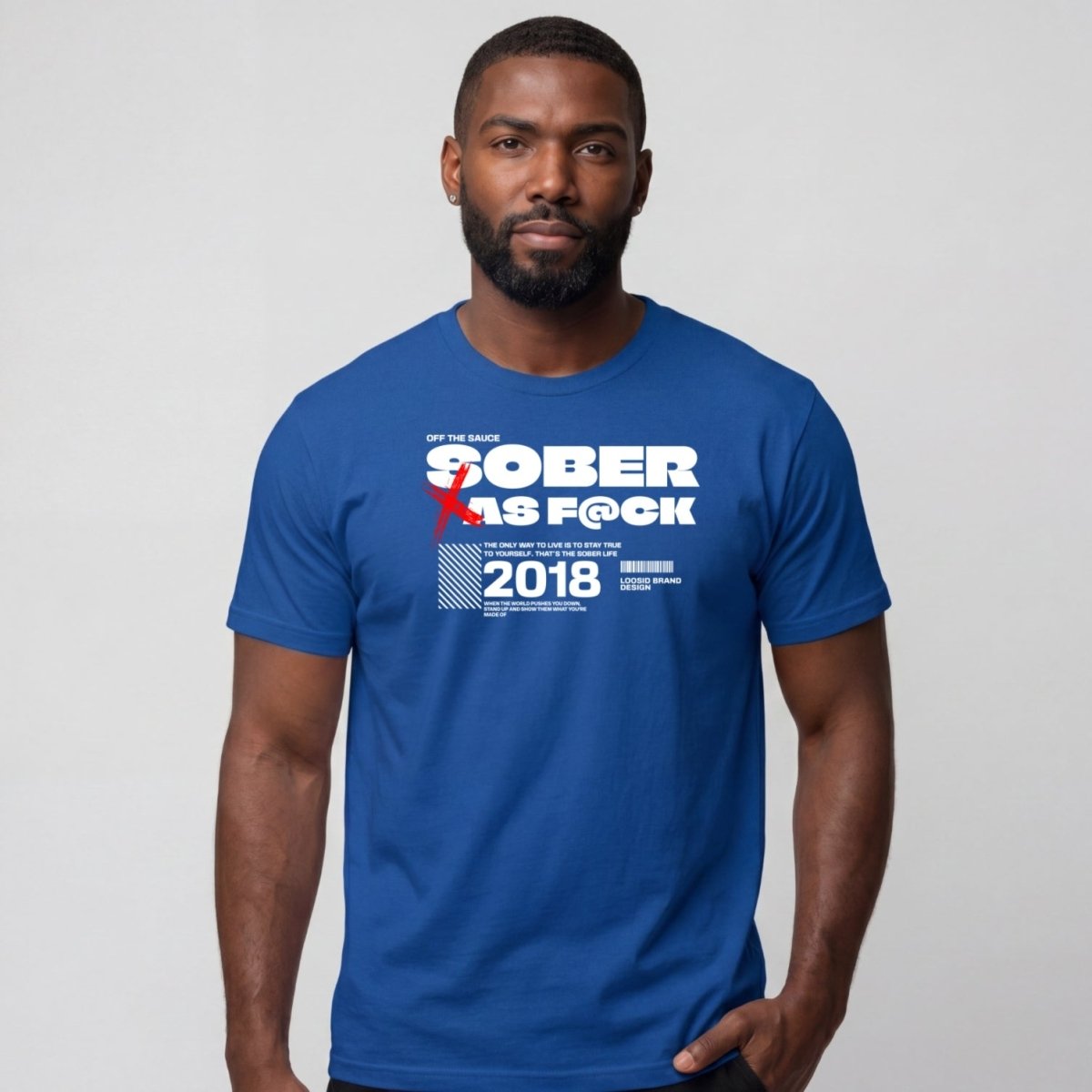 Sober T Shirt | Men's Sober As F*ck Tee
