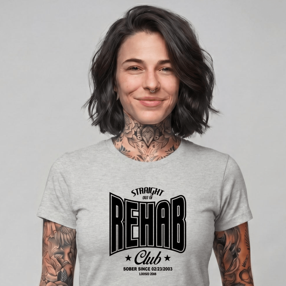 Sober T Shirt | Women's Straight Outta Rehab