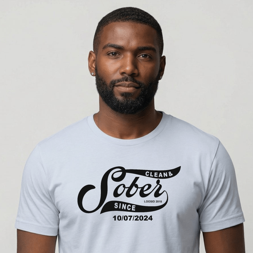 Sober T Shirt | Personalized Sober Since Shirt with Custom Date