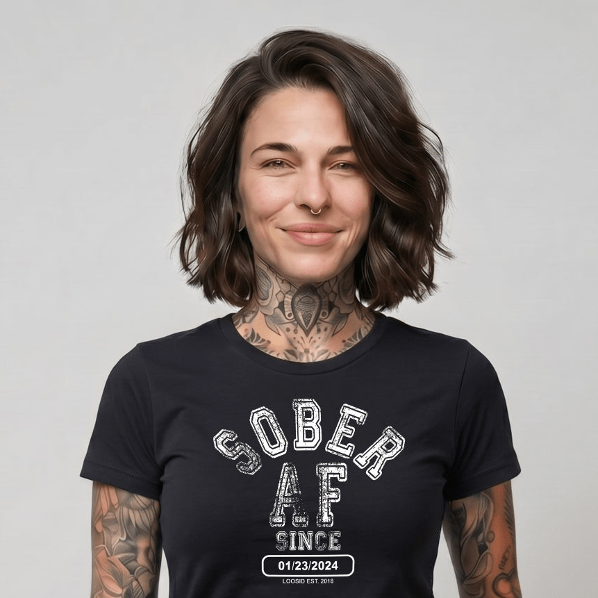 Sober T Shirt | Women's Sober AF Tee