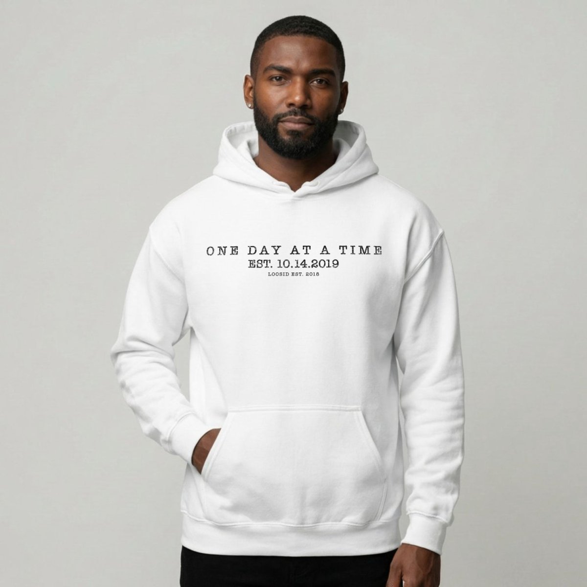 One Day At a Time Men's Hoodie