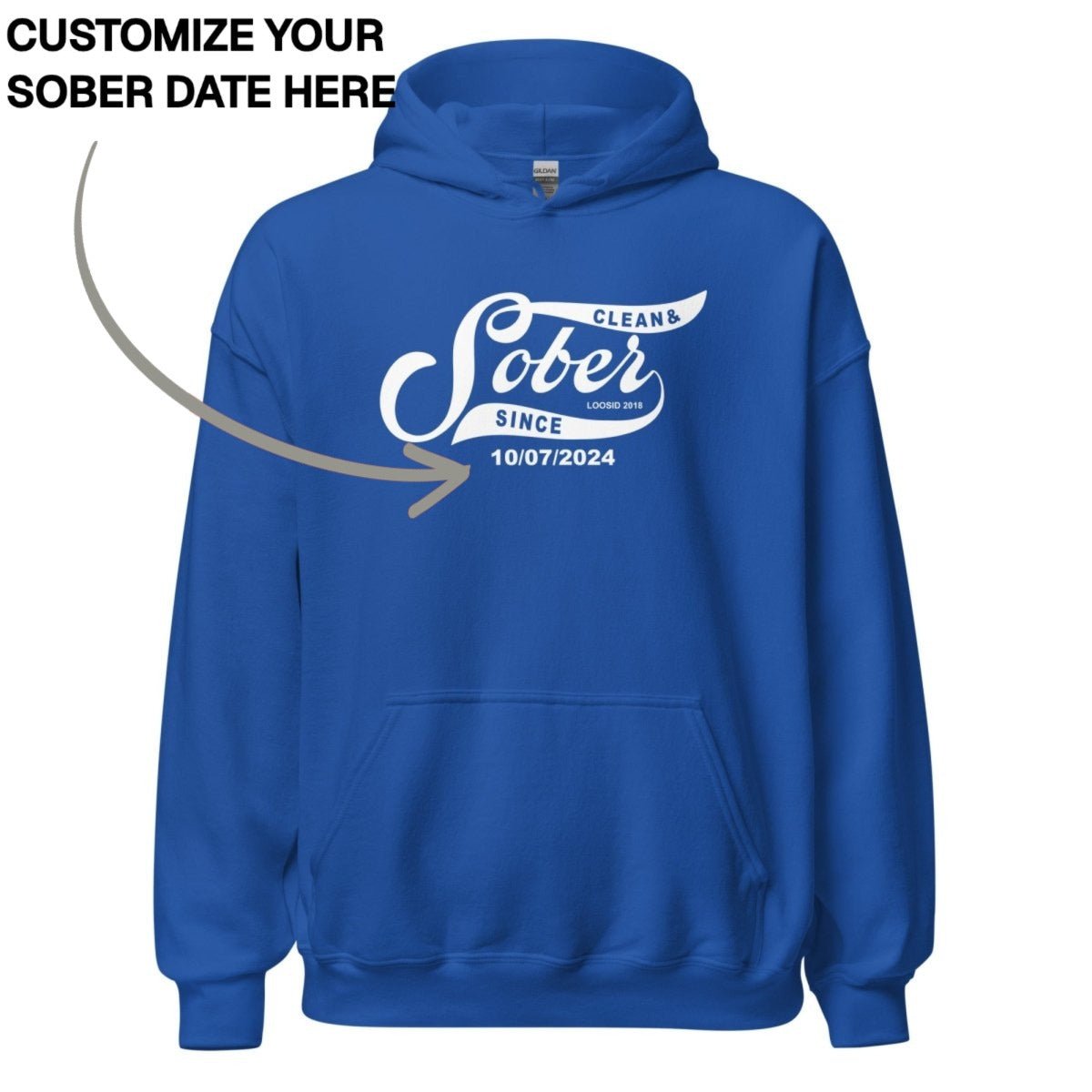Recovery Hoodie | Men's Sober Since