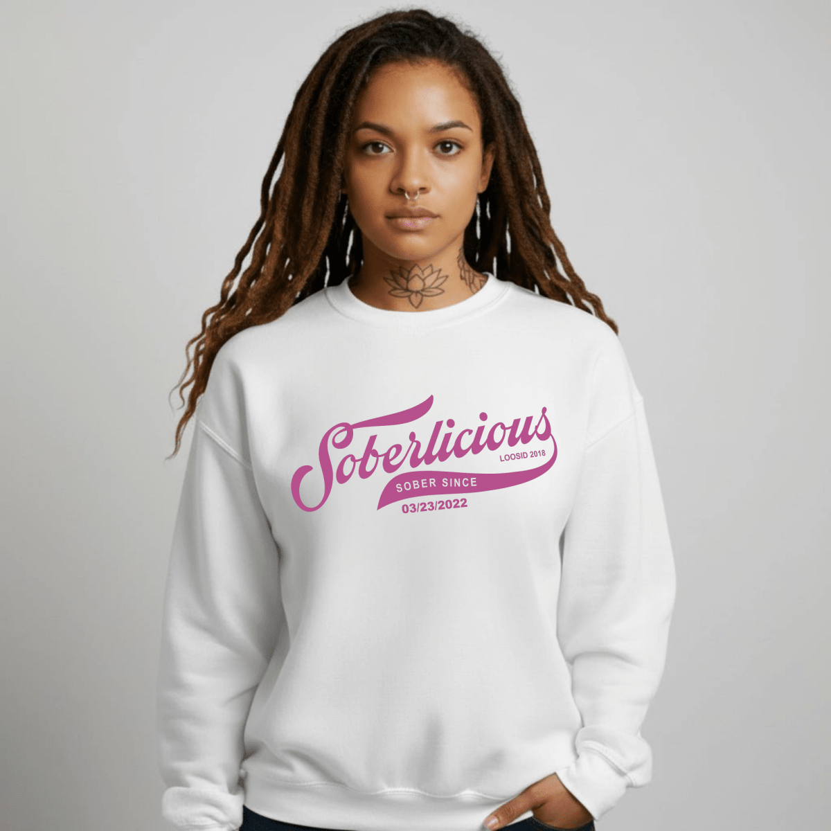 Soberlicious Recovery Hoodie product photo (view 10)