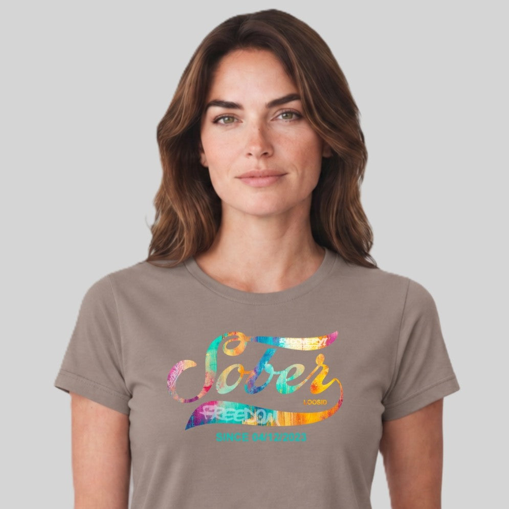 Sober T Shirt | Women's Sober Since Heritage