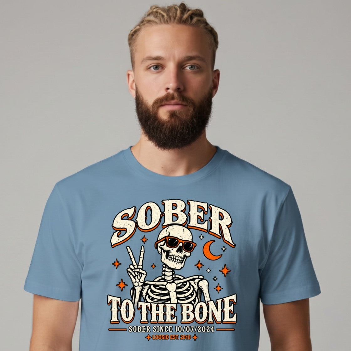 Sober T Shirt | Men's Sober To The Bone