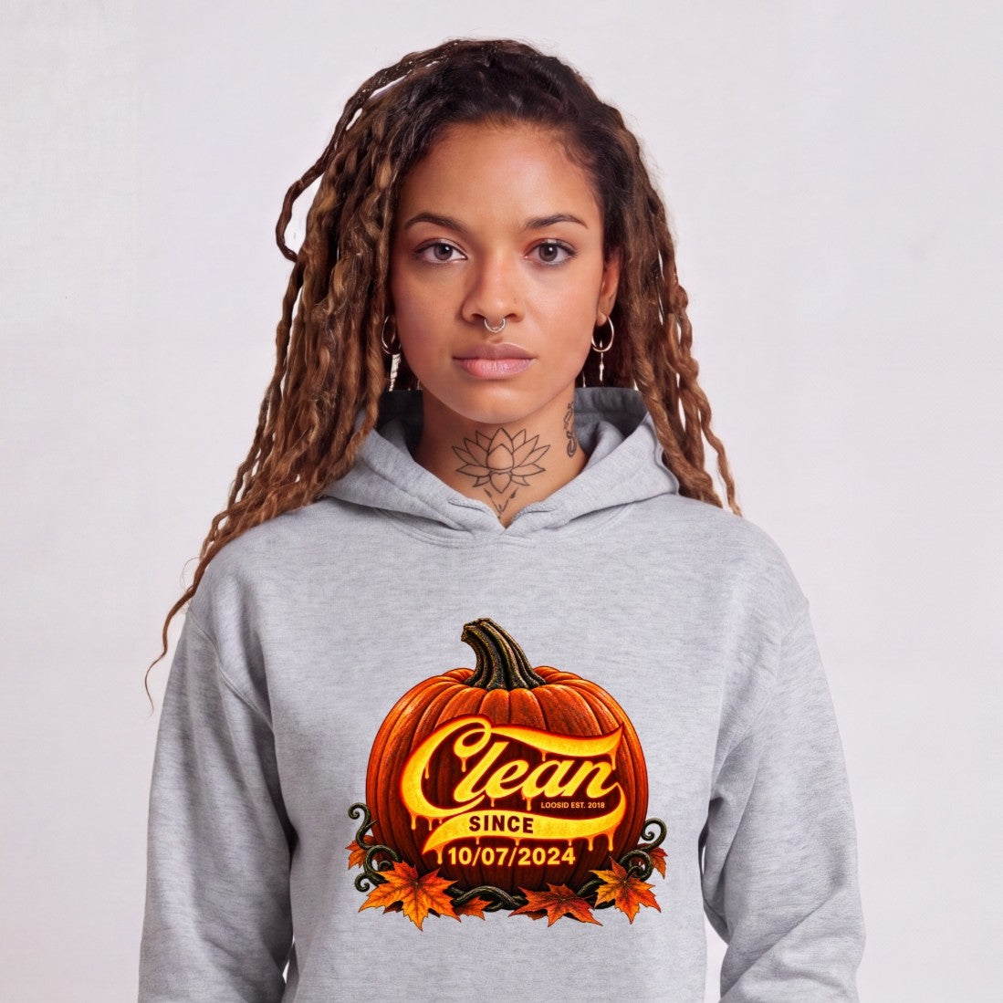 Recovery Hoodie | Women's Clean Since Pumpkin