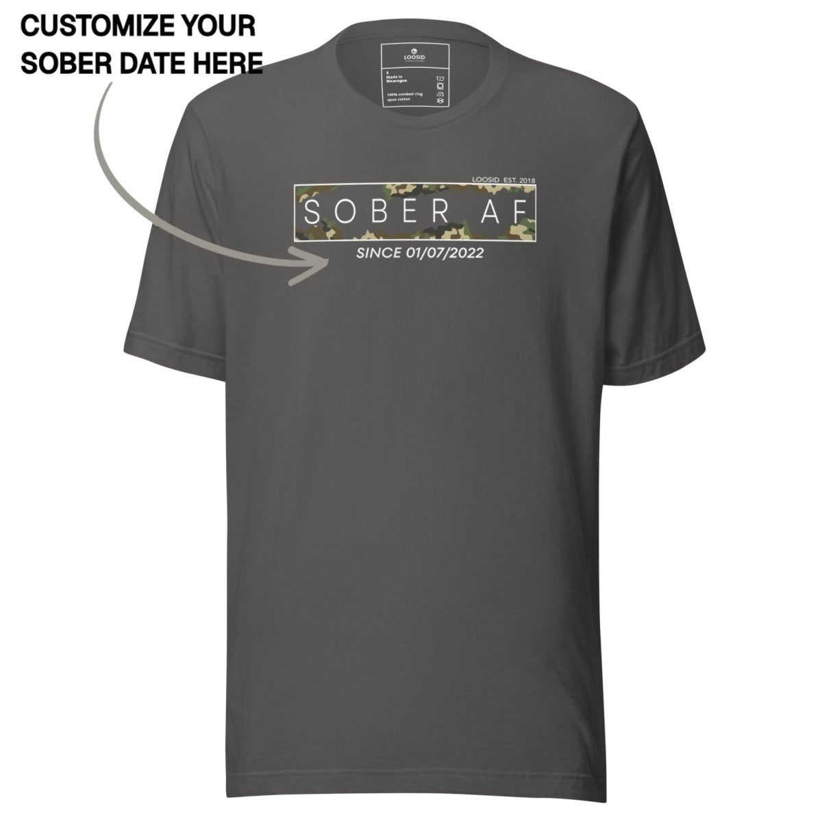 Sober T Shirt | Men's Sober AF Camo