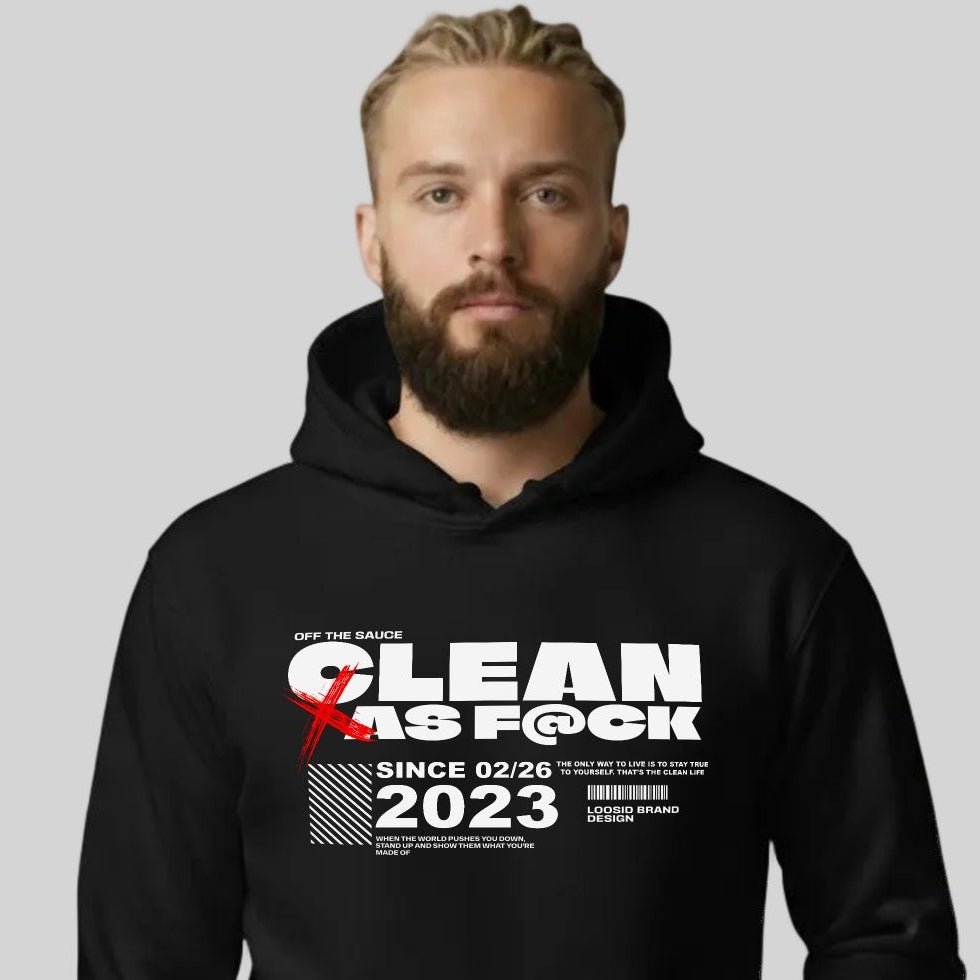 Clean As F*ck Men's Hoodie