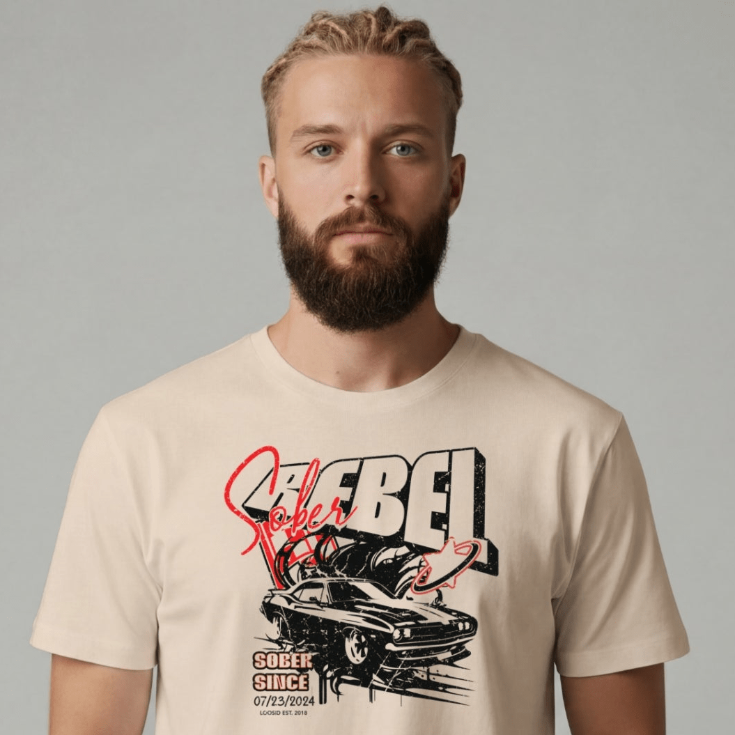Sober T Shirt | Men's Sober Rebel