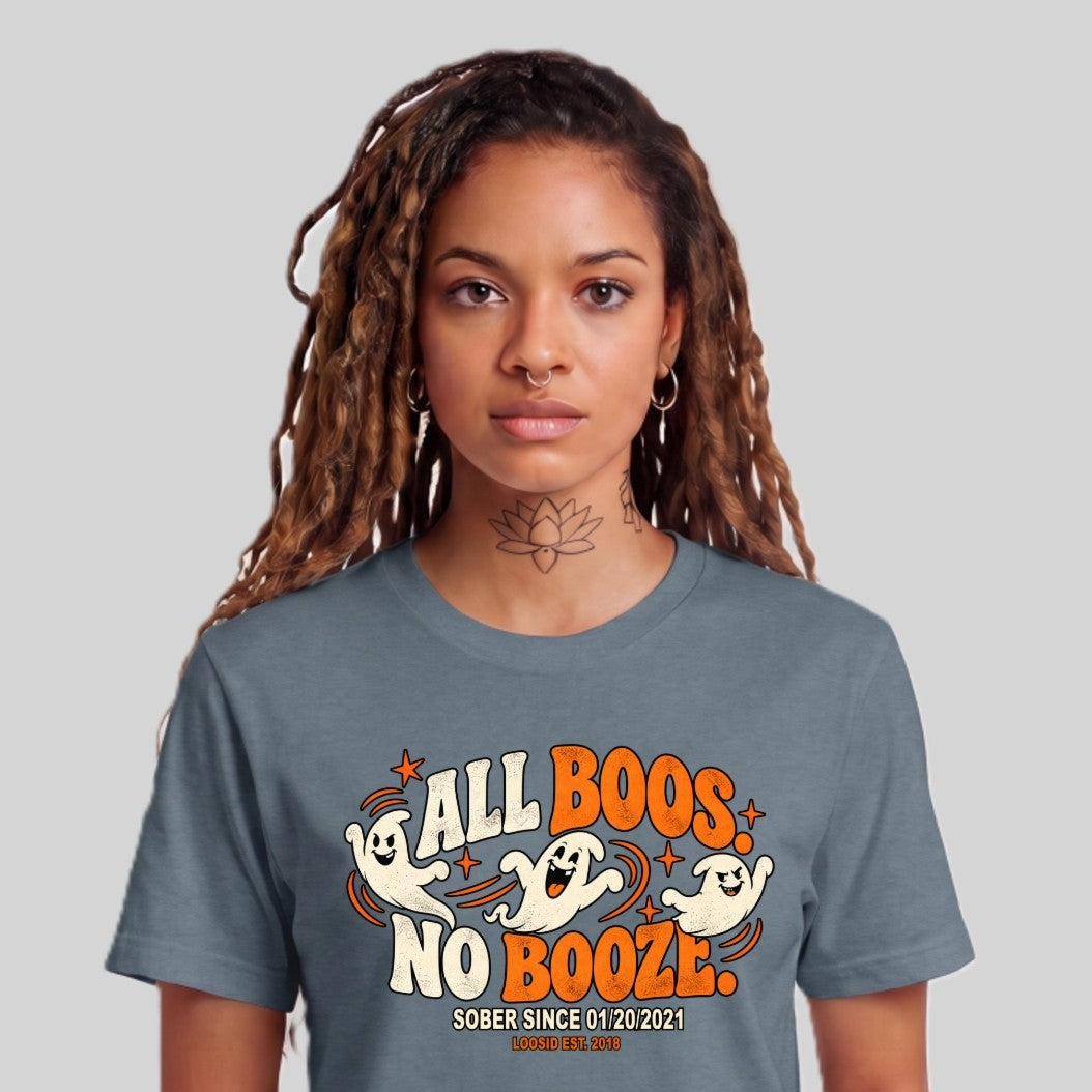 Sober T Shirt | Women's All Boos No Booze