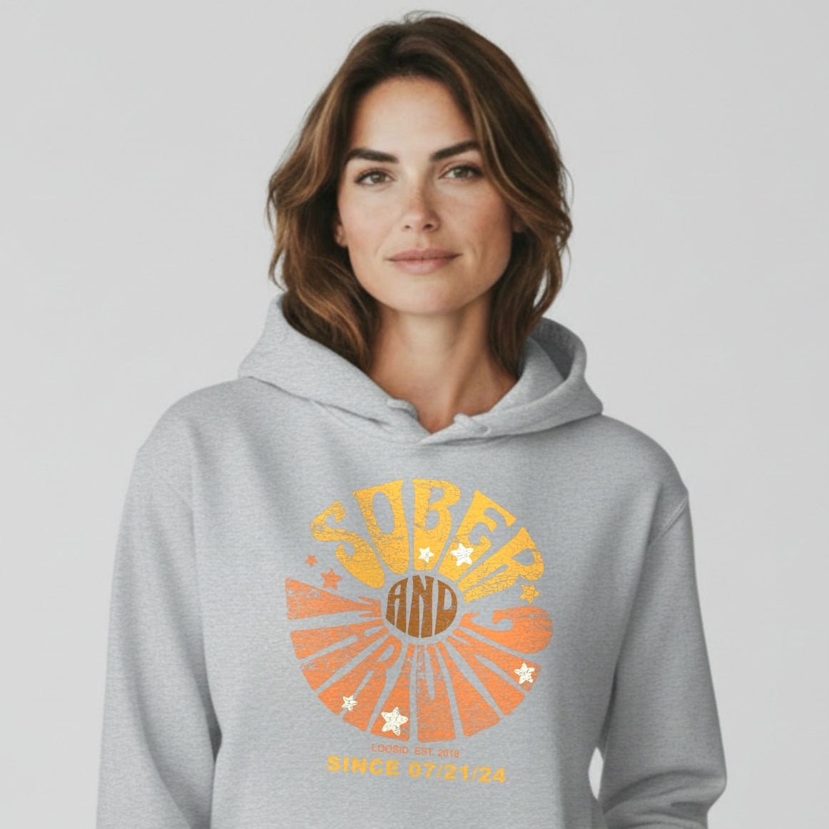 Sober & Thriving Women's Personalized Hoodie