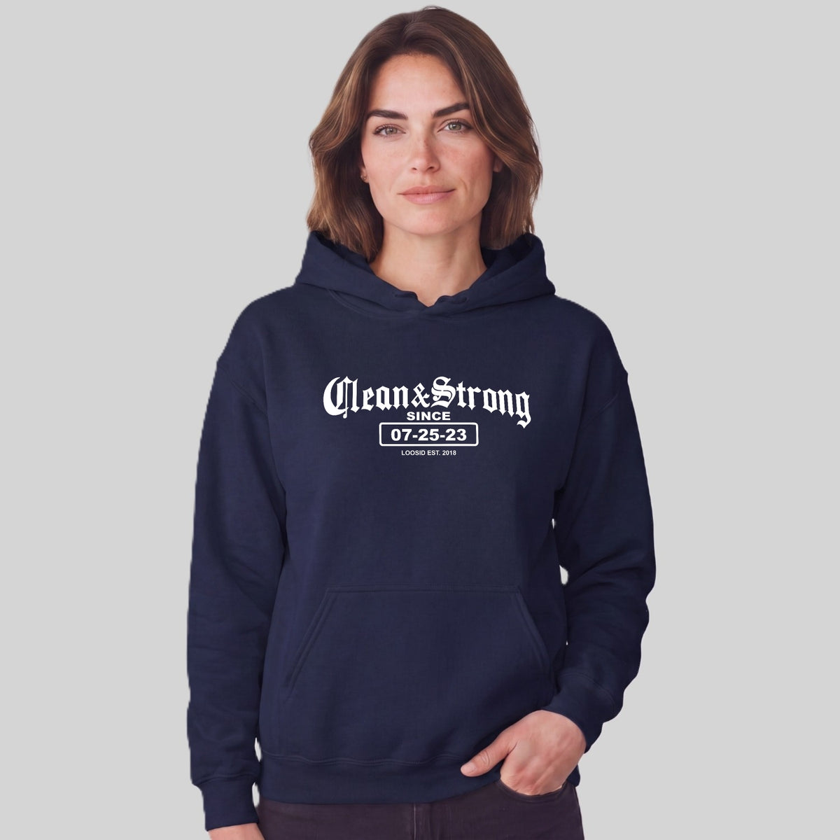 Recovery Hoodie | Women's Old School Clean & Strong