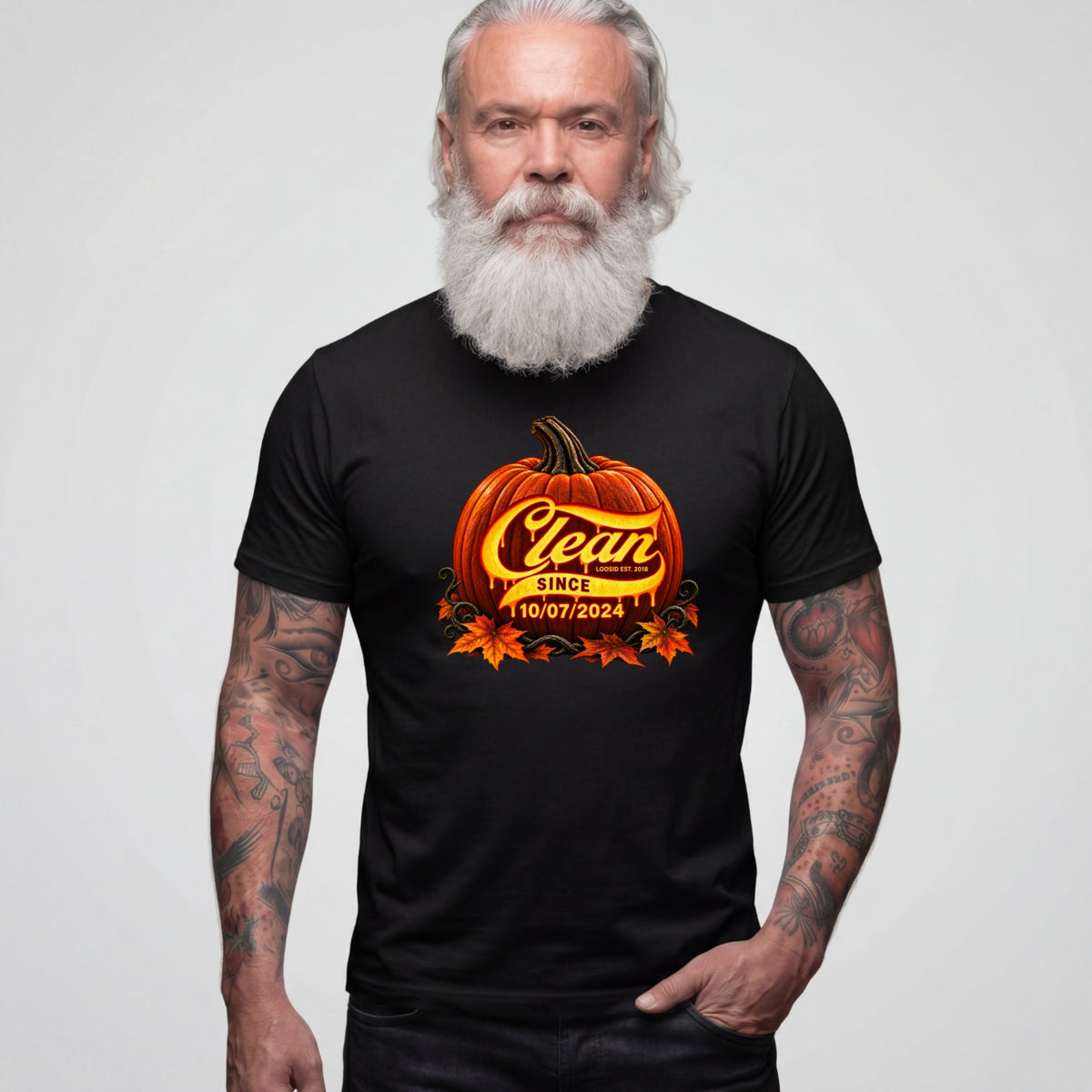 Clean T Shirt | Men's Clean Since Pumpkin