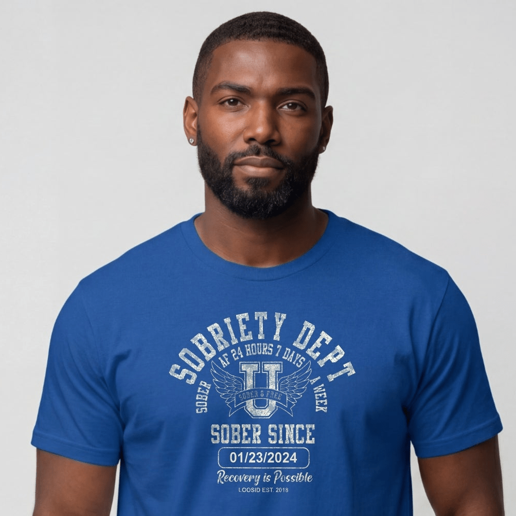 Sober T Shirt | Men's Sobriety Dept Tee