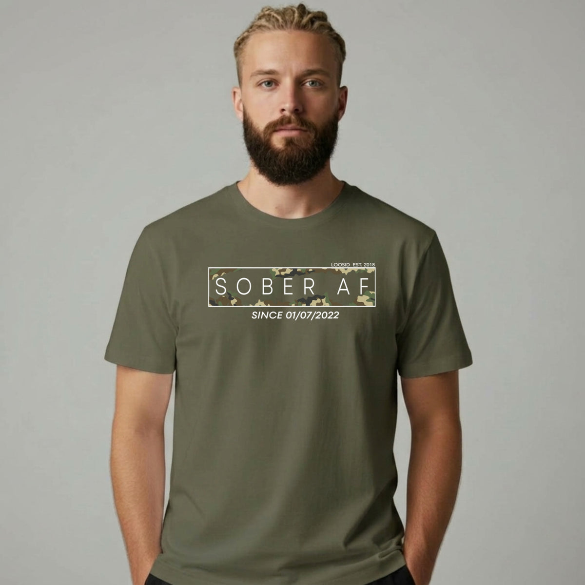 Sober T Shirt | Men's Sober AF Camo