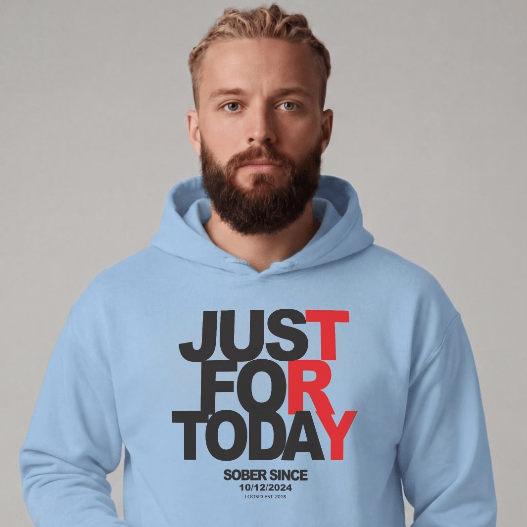Recovery Hoodie | Men's Just For Today Hoodie