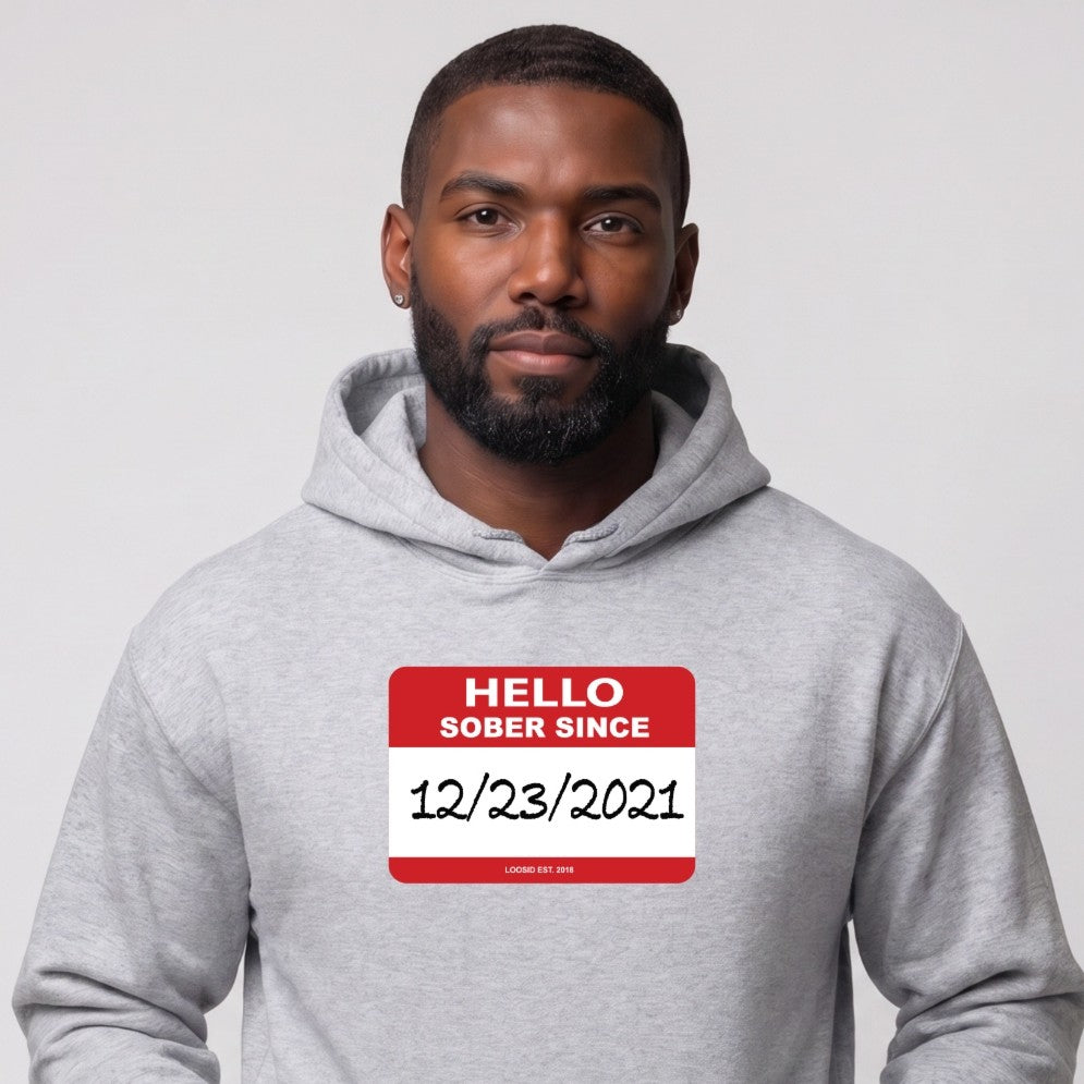 Recover Hoodie | Men's Hello Sober Since