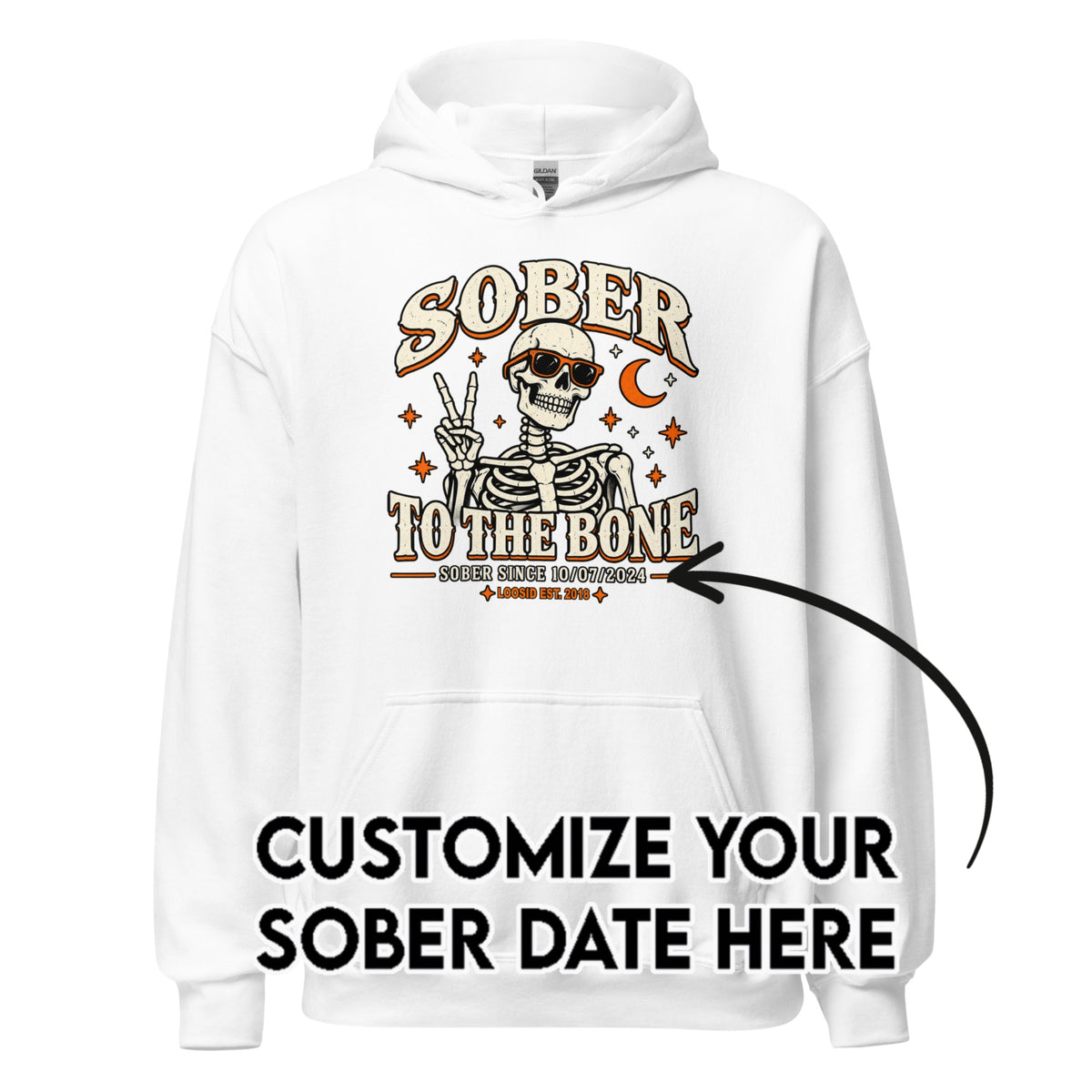 Recovery Hoodie | Women's Sober To The Bone