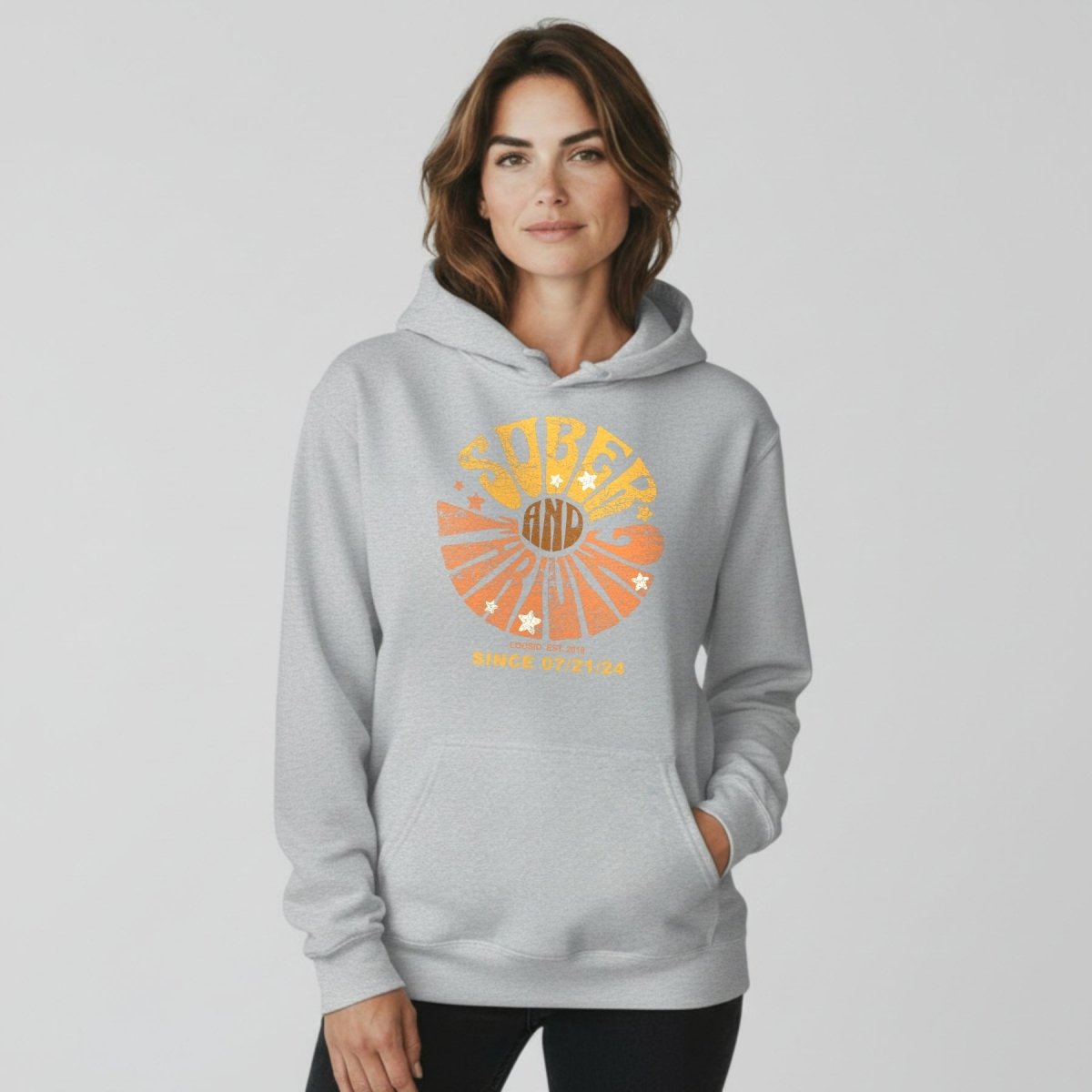Sober & Thriving Women's Personalized Hoodie