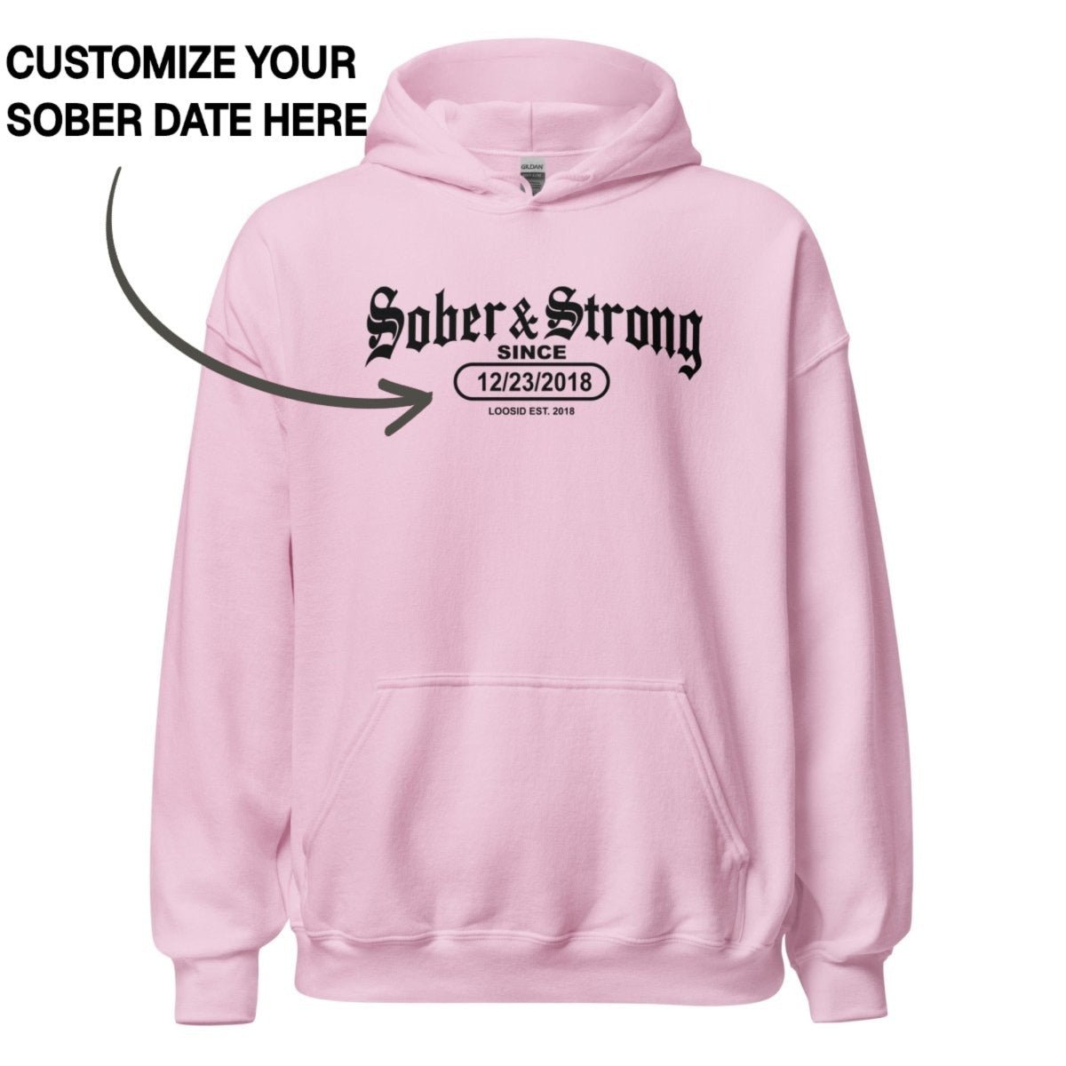 Recovery Hoodie | Unisex Sober & Strong