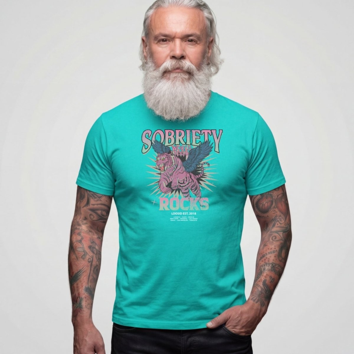 Sober T Shirt | Men's Sobriety Rocks