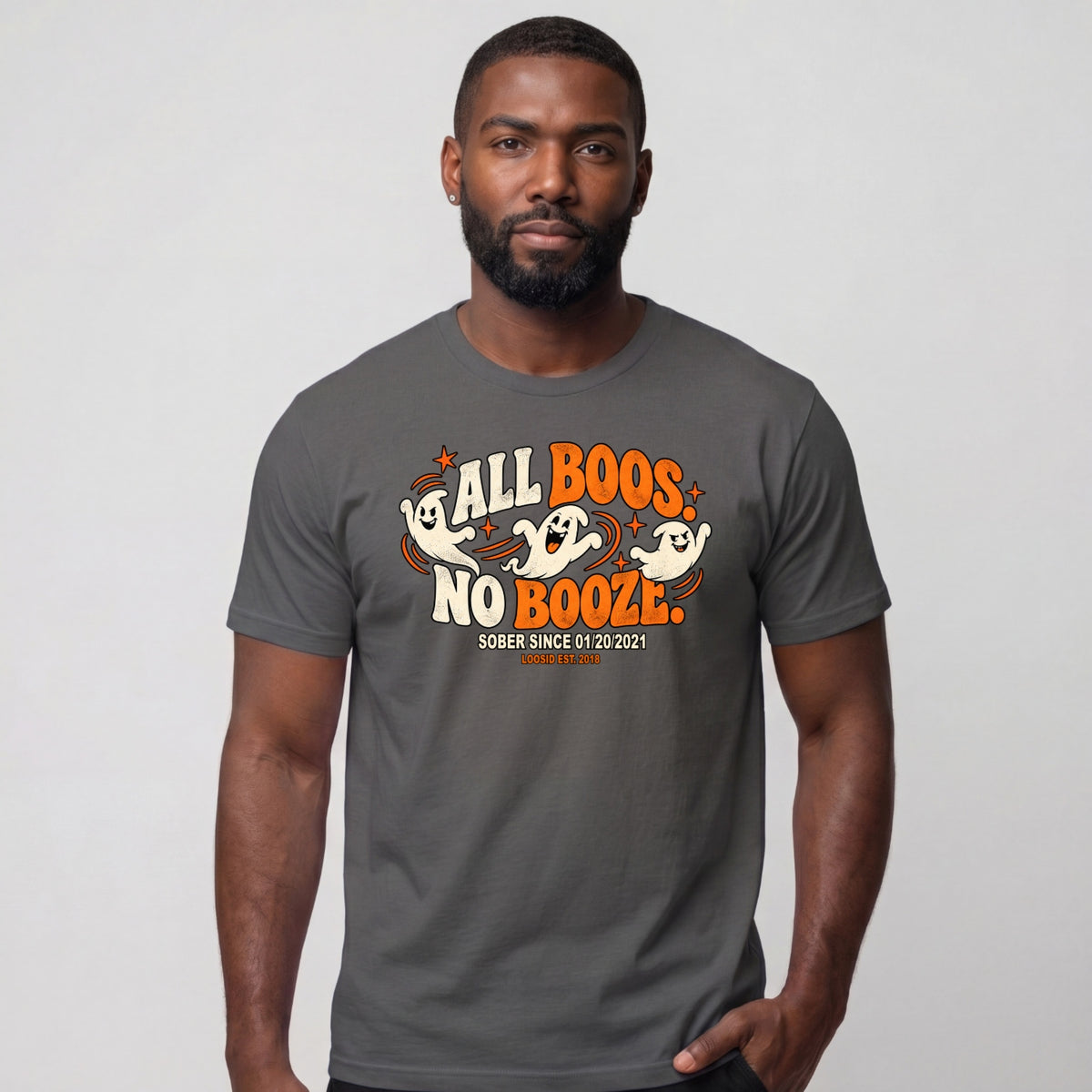 Sober T Shirt | Men's All Boos No Booze
