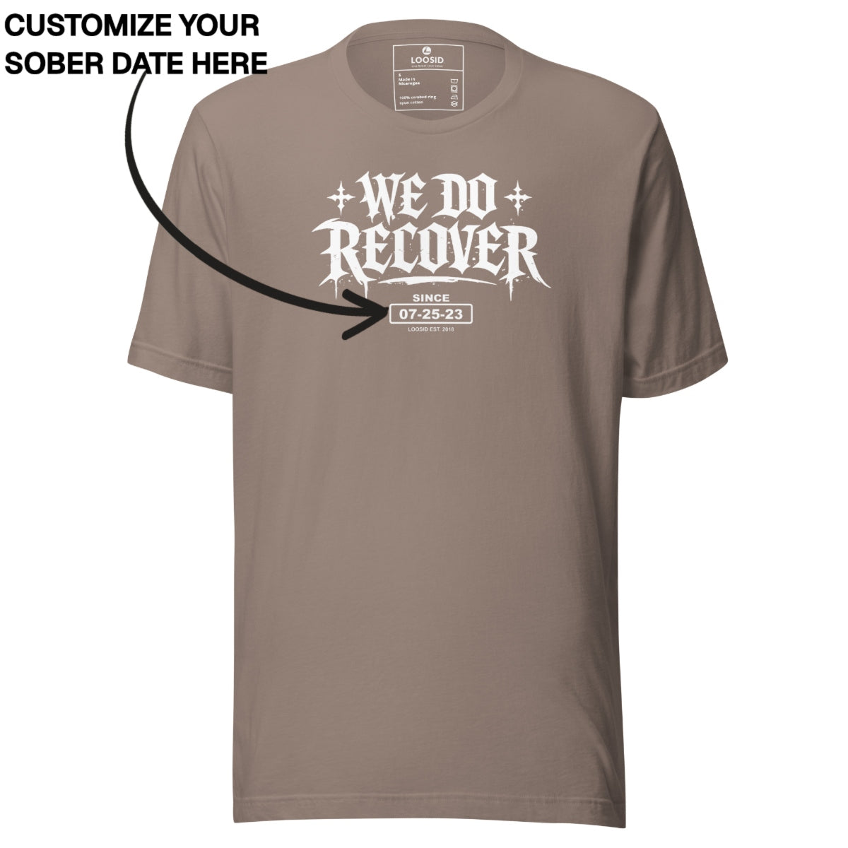 Sober T Shirt | Men's We Do Recover Stand Together