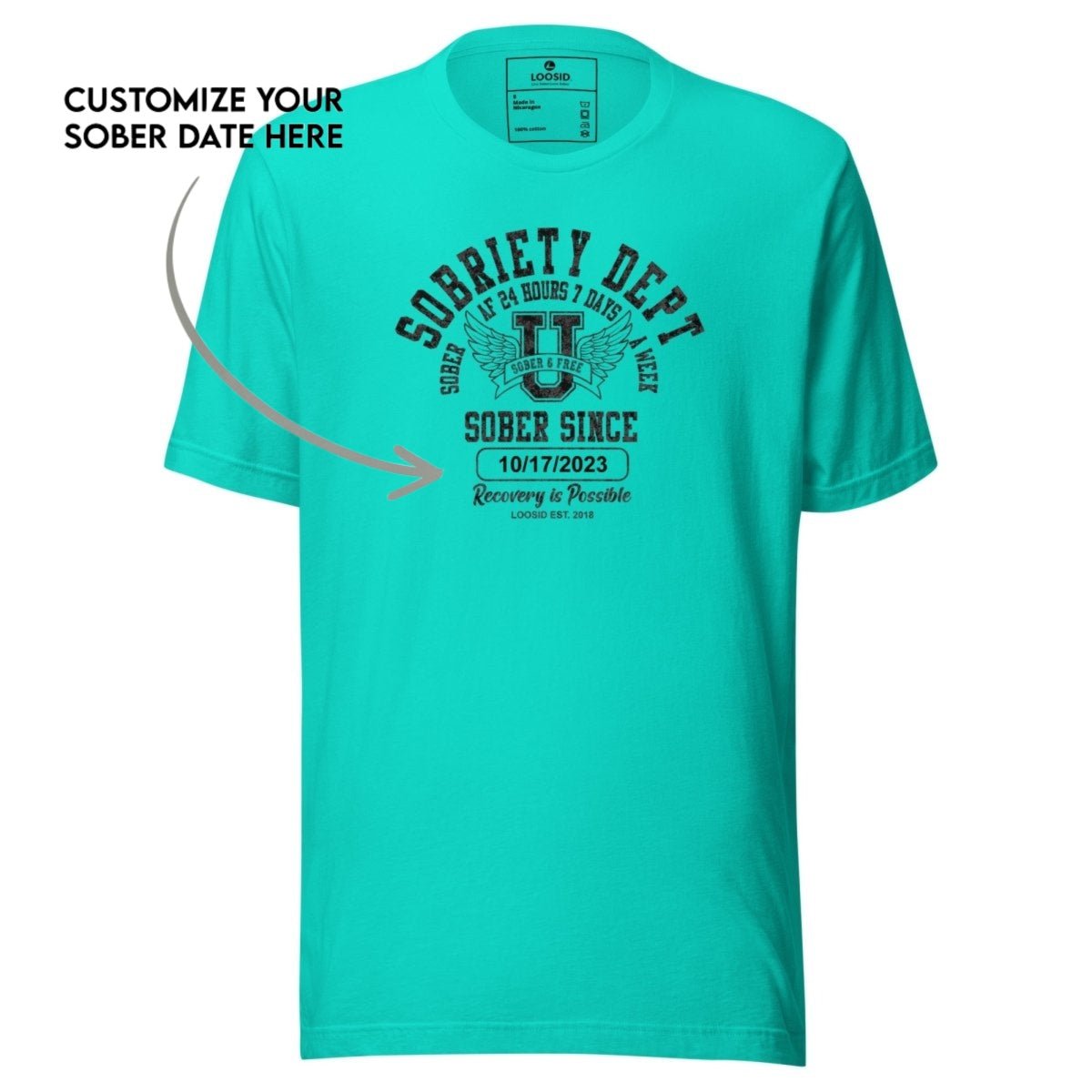 Sober T Shirt | Men's Sobriety Dept